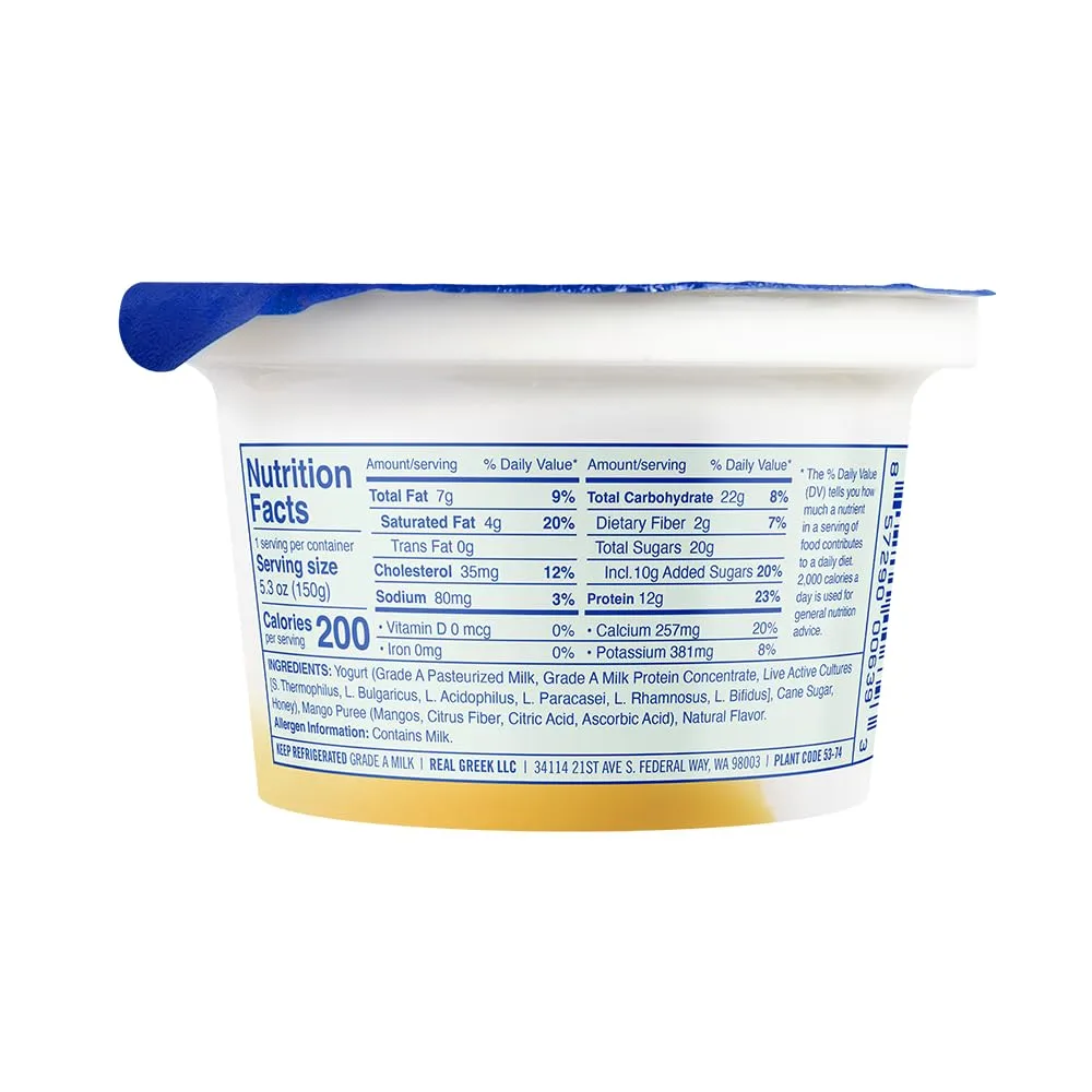 Ellenos Yogurt, Mango, 5.3 Oz