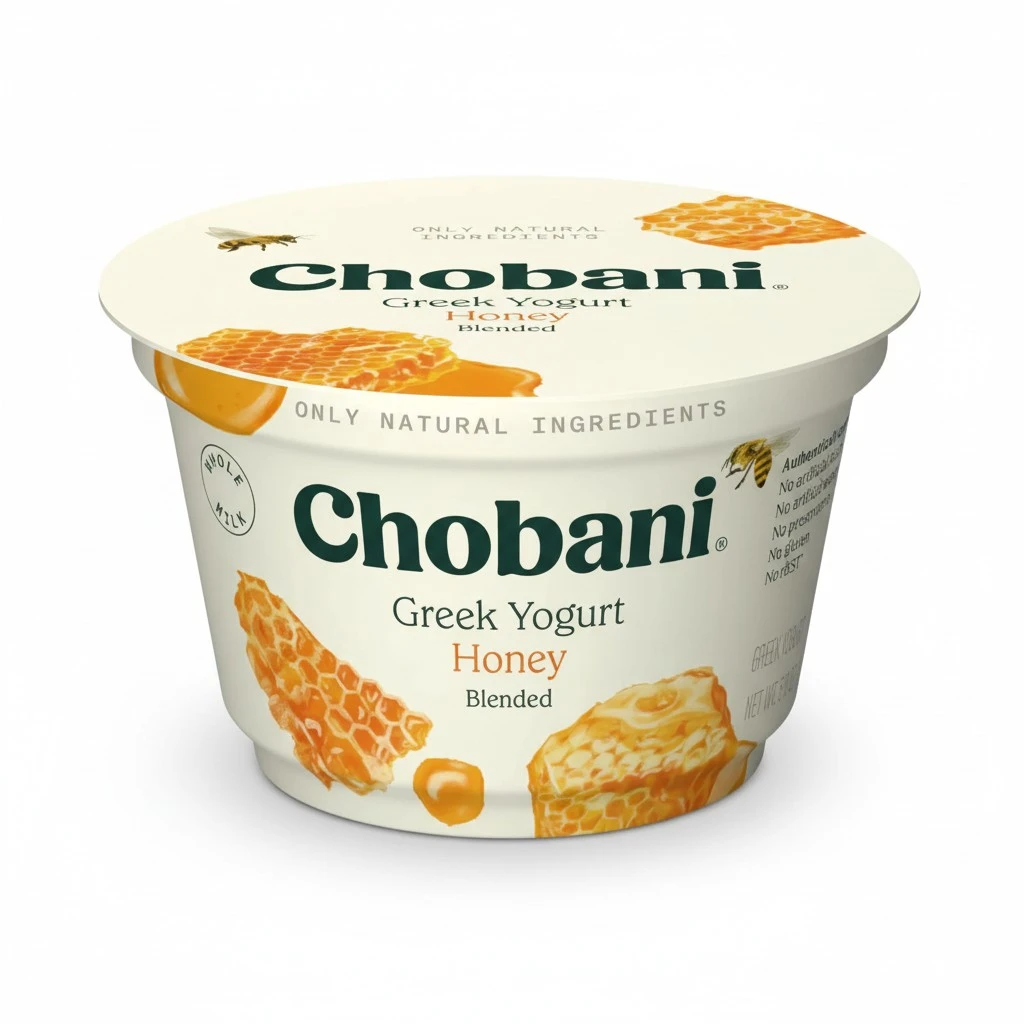 Chobani® Whole Milk Greek Yogurt Honey & Cream Blended 5.3oz
