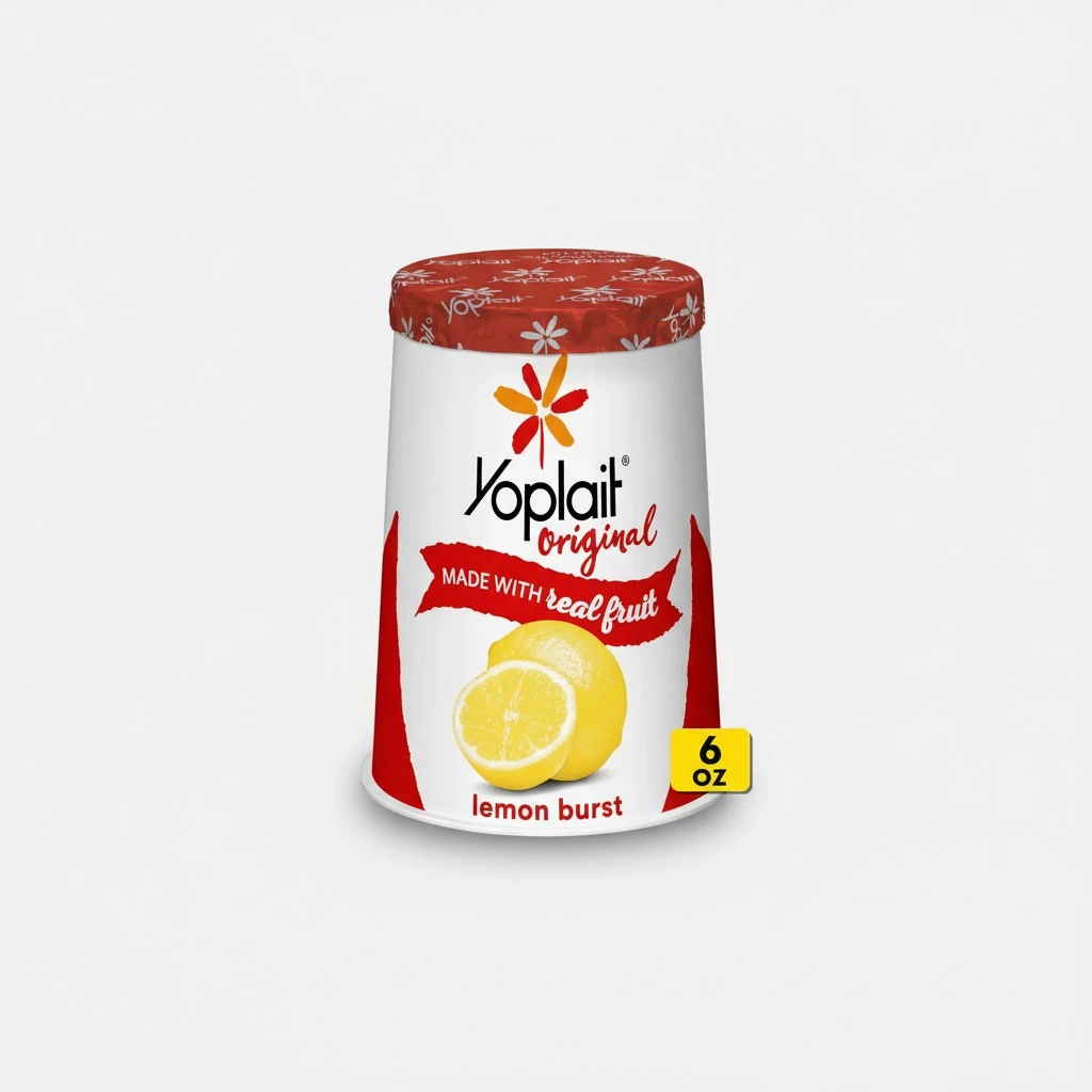 Yoplait Original Lemon Burst Low Fat Yogurt, 6 OZ Yogurt Cup