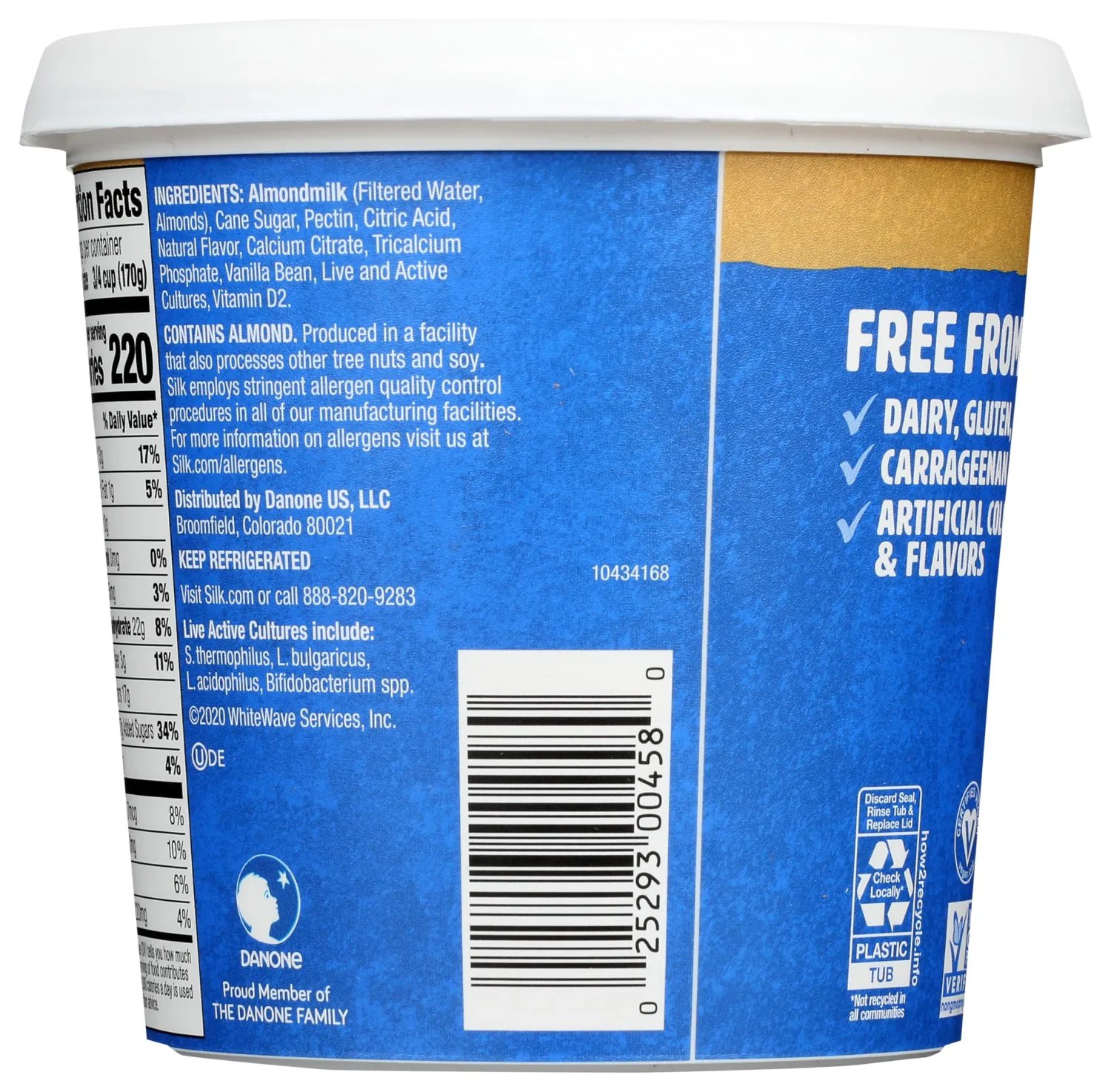 Silk, Almondmilk Yogurt Alternative Vanilla, 24 Ounce