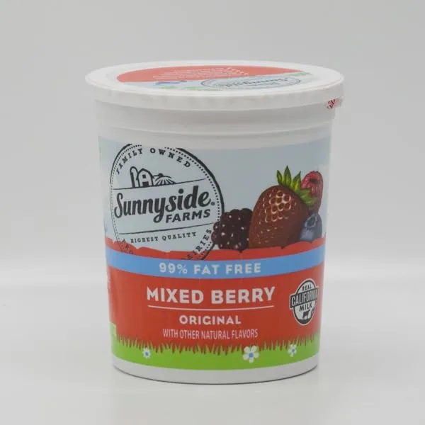 Sunnyside Farms, Mixed Berry Yogurt, 32 Ounce