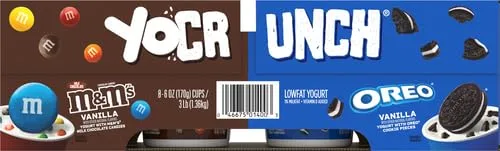 Yo Crunch YoFarms Yocrunch Oreos and MM's 6 oz, candy-and-dessert, 8 Count