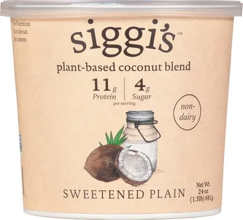 siggi's Plain Plant Based Yogurt, 24 OZ