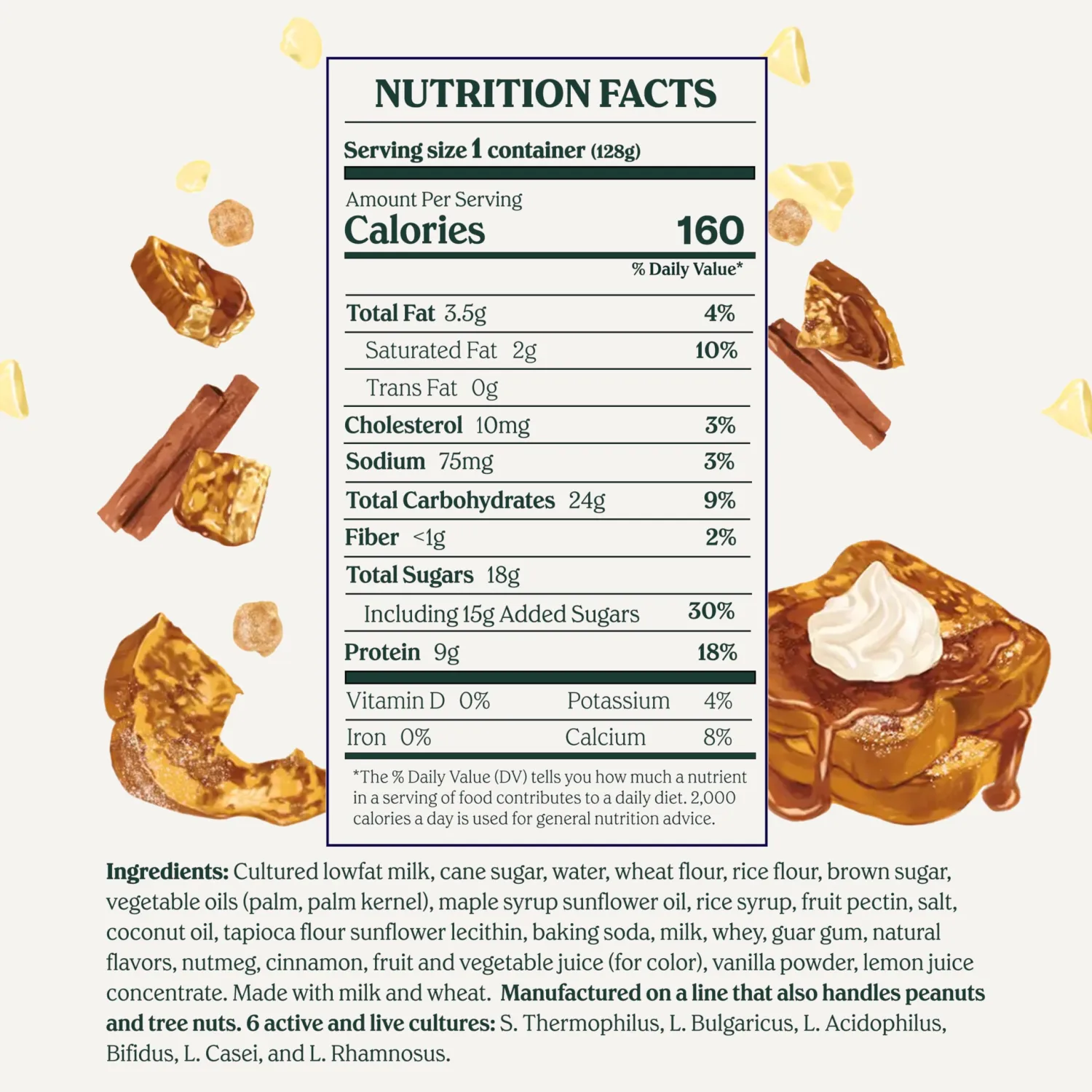 Chobani® Flip® Low-Fat Greek Yogurt Cinnamon French Toast 4.5oz