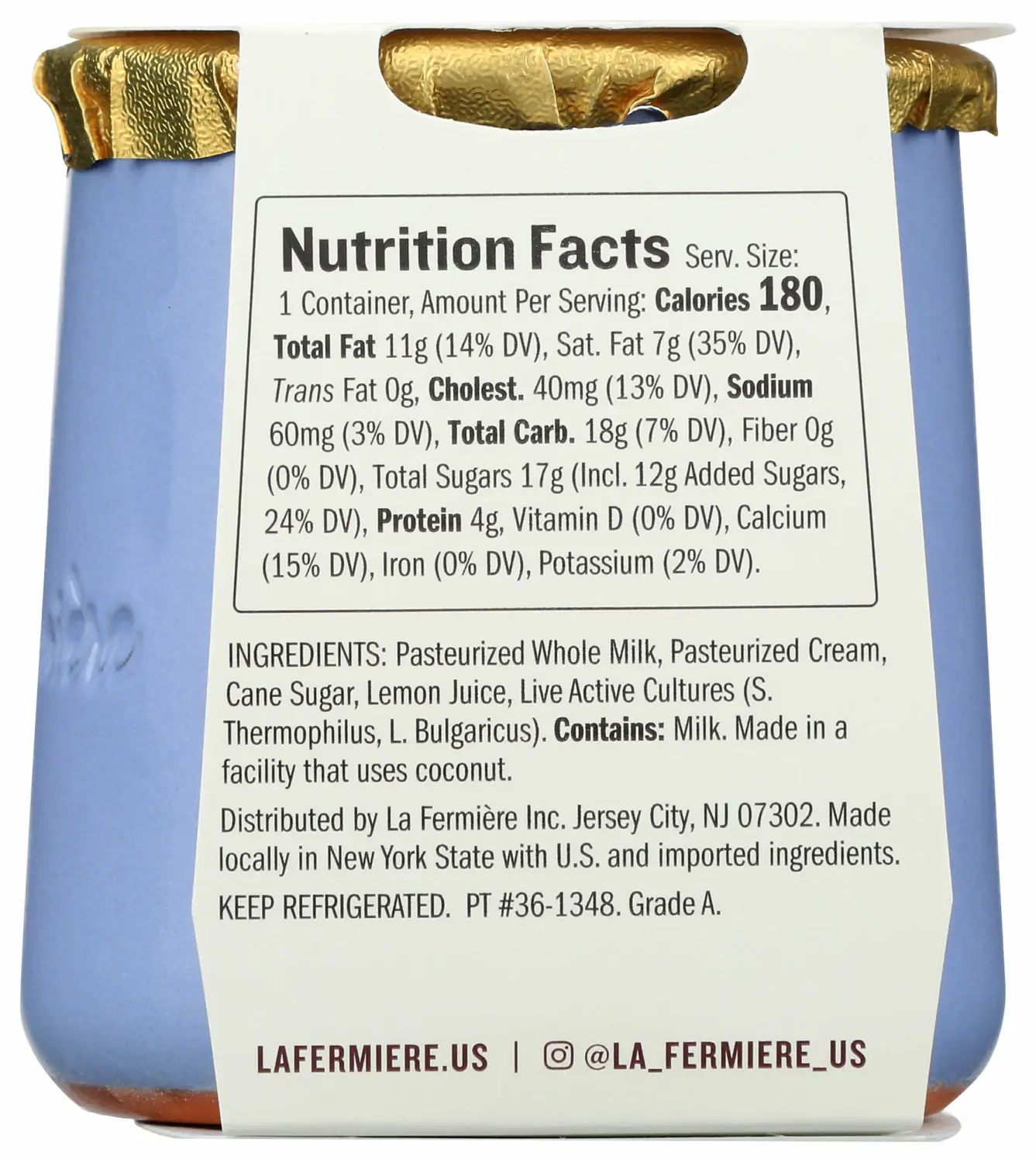 La Fermiere Pressed Lemon, 4.9 Oz