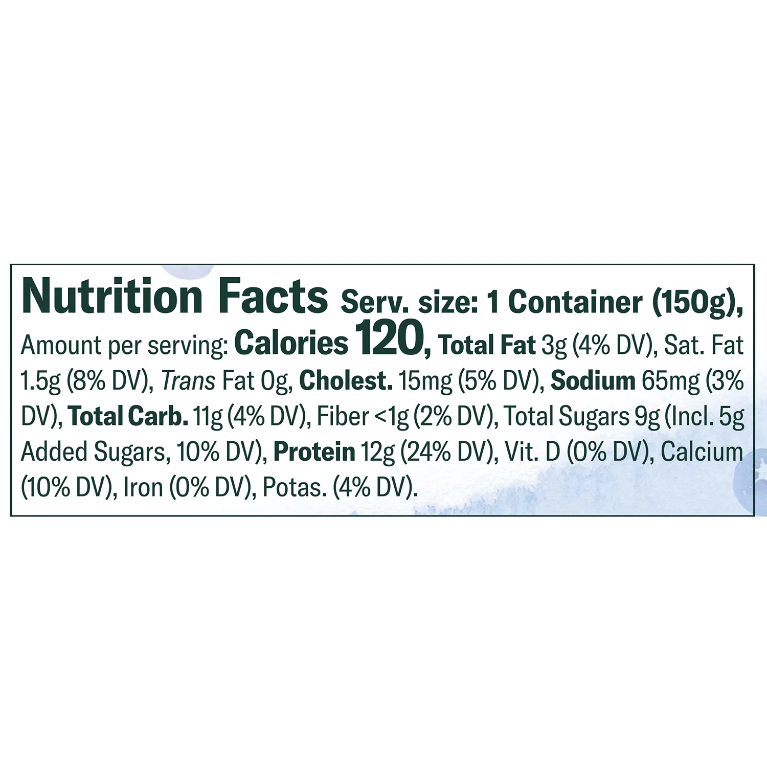 Chobani® Less Sugar Low-Fat Greek Yogurt Wild Blueberry 5.3oz