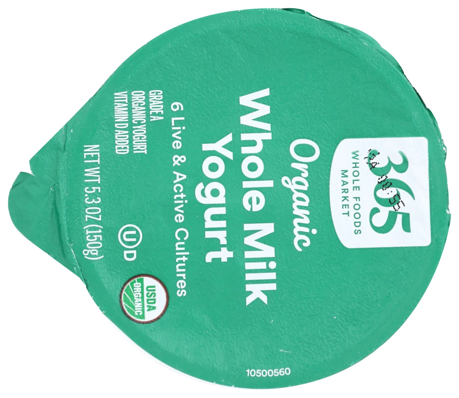 365 by Whole Foods Market, Yogurt Strawberry Organic, 5.3 Ounce