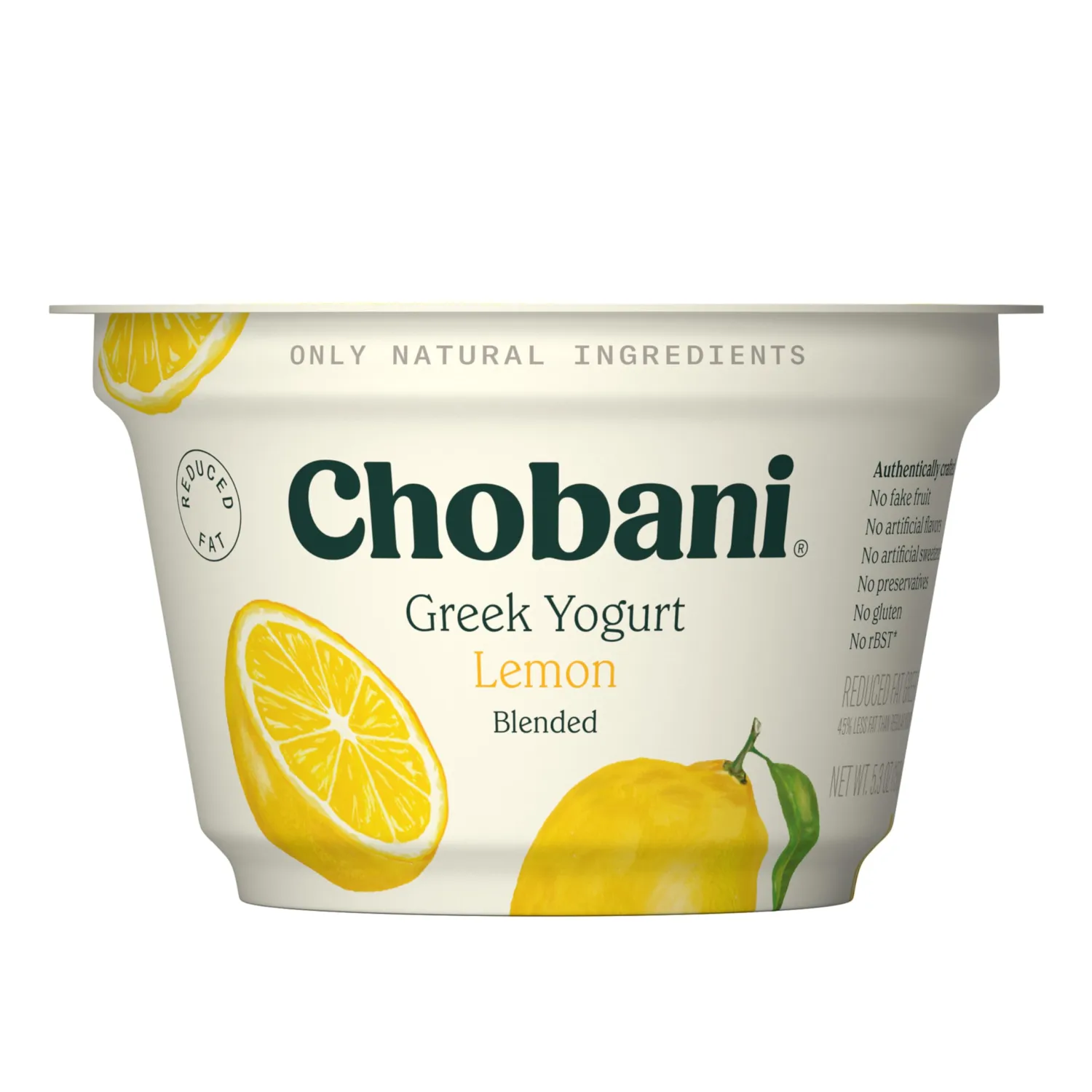 Chobani® Low-Fat Greek Yogurt Lemon Blended 5.3oz