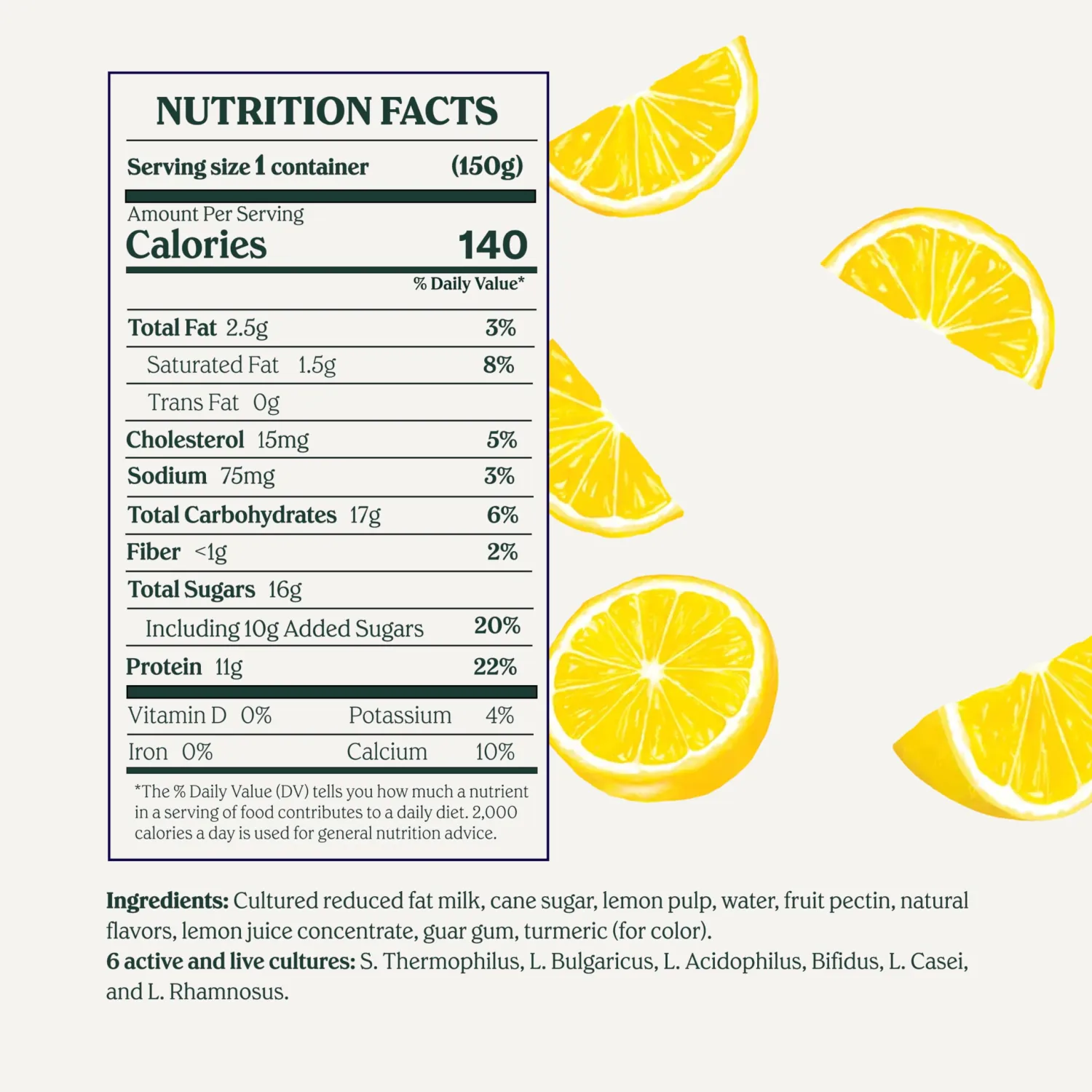 Chobani® Low-Fat Greek Yogurt Lemon Blended 5.3oz