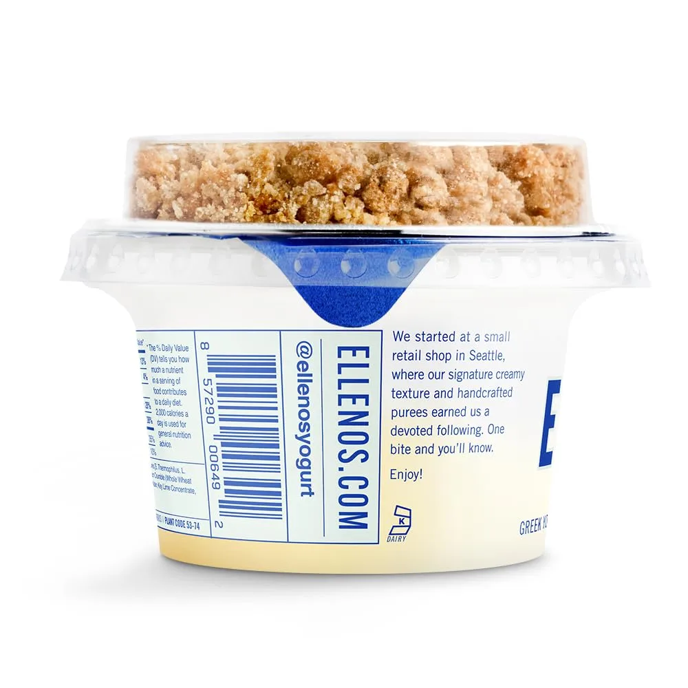 Ellenos Yogurt, Key Lime Pie, 6 oz
