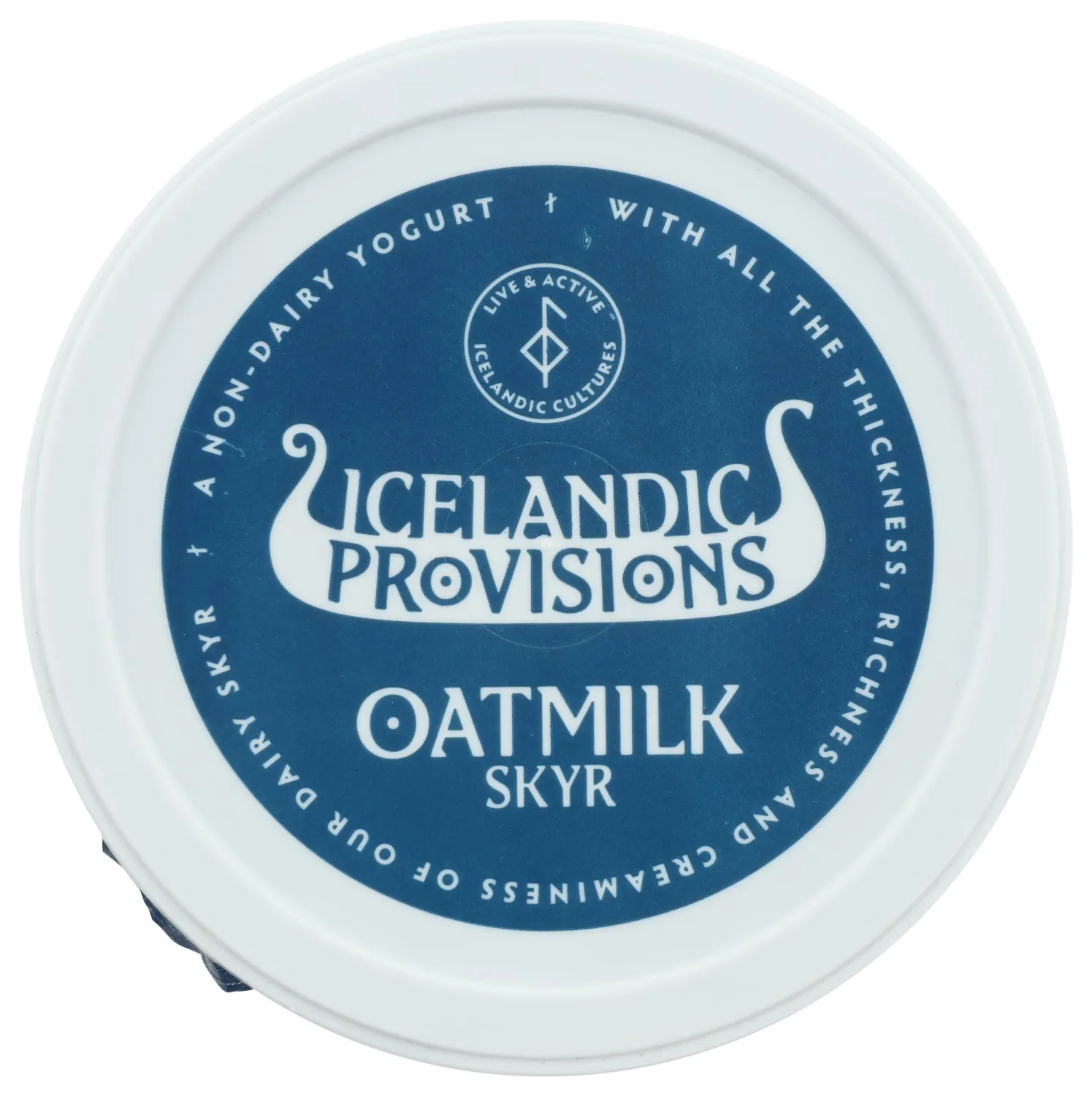 Icelandic Provisions Oatmilk Skyr, Plain, 16 Ounce
