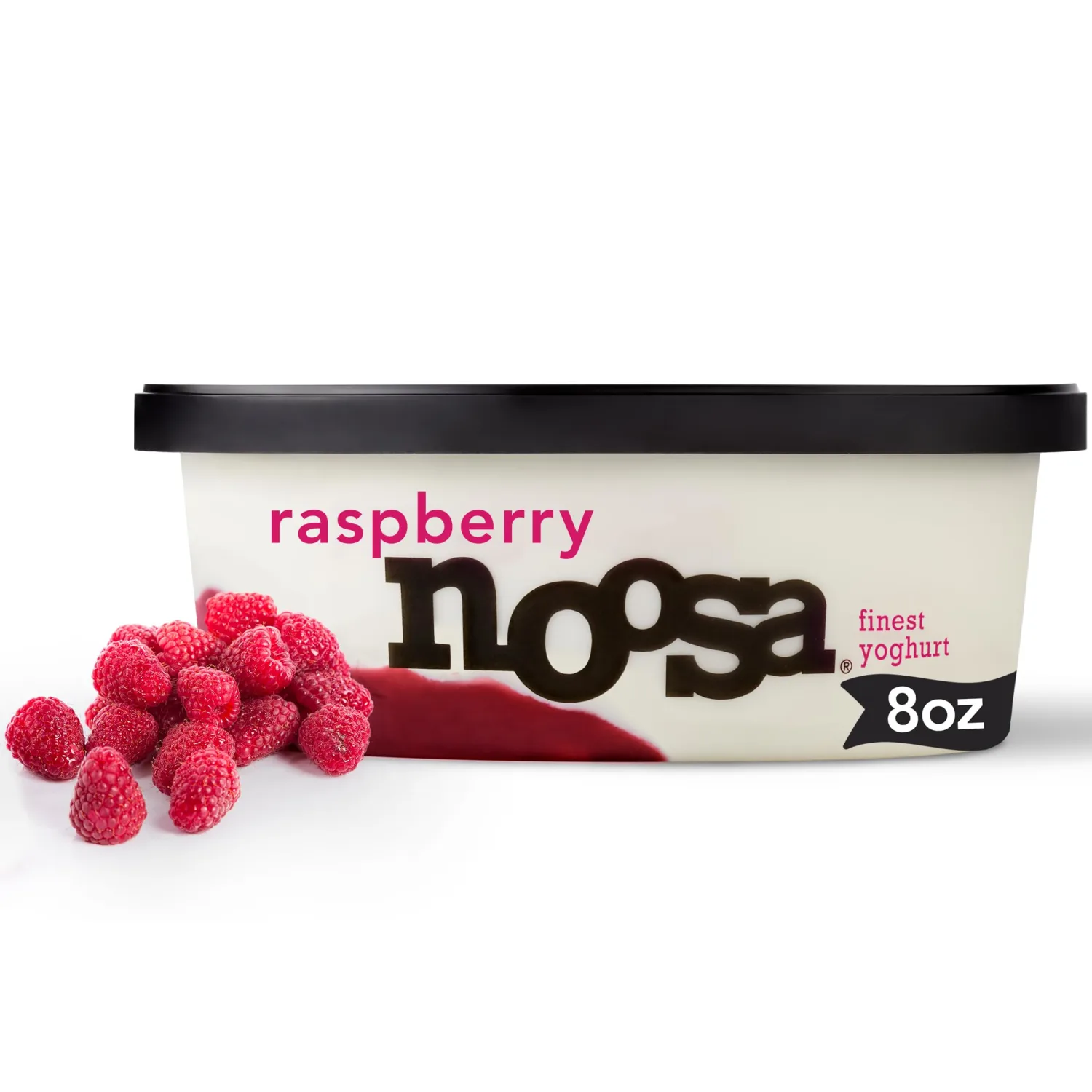 noosa, Yoghurt Raspberry, 8oz, Probiotic, Whole Milk Yogurt, Real Raspberries, No Artificial Ingredients, Gluten Free