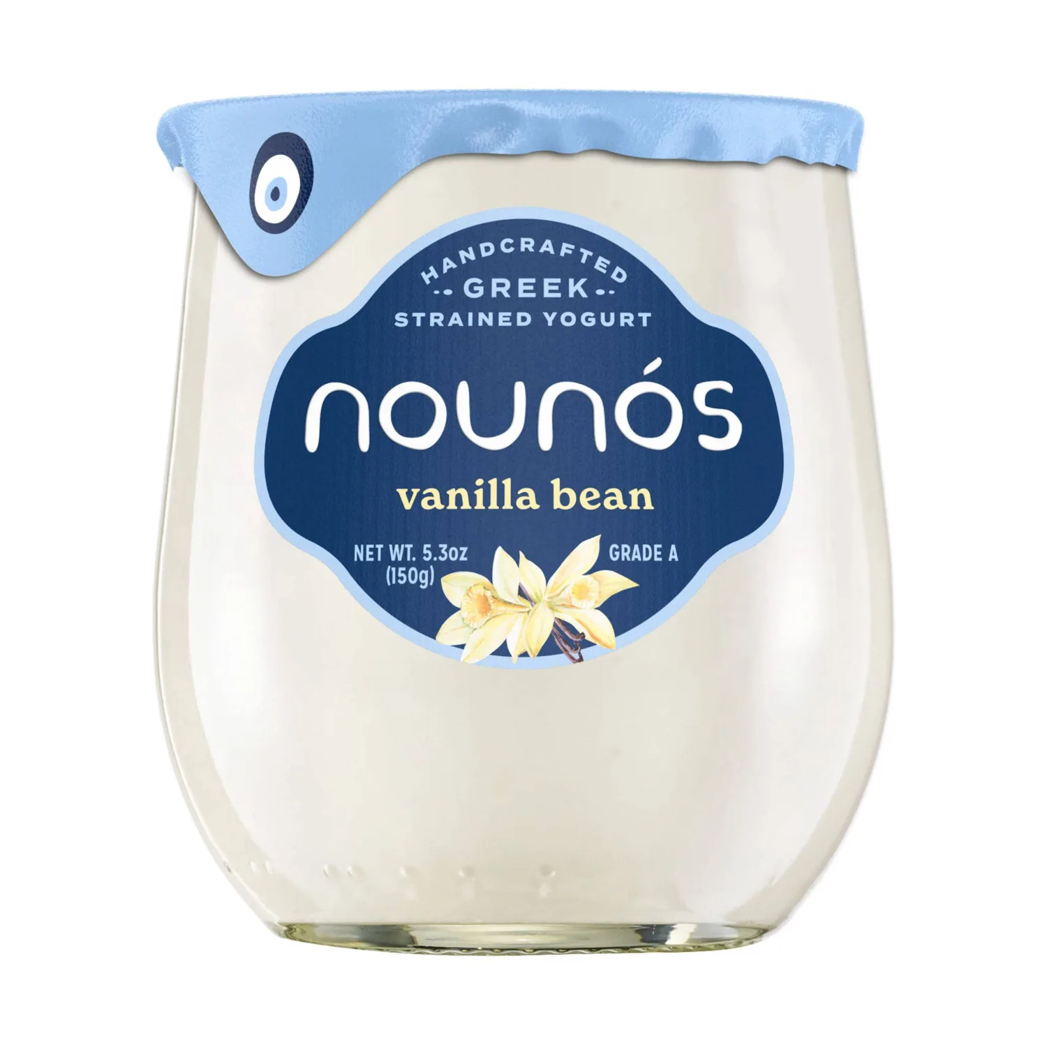 NOUNOS CREAMERY Vanilla Bean Greek Yogurt, 5.3 OZ