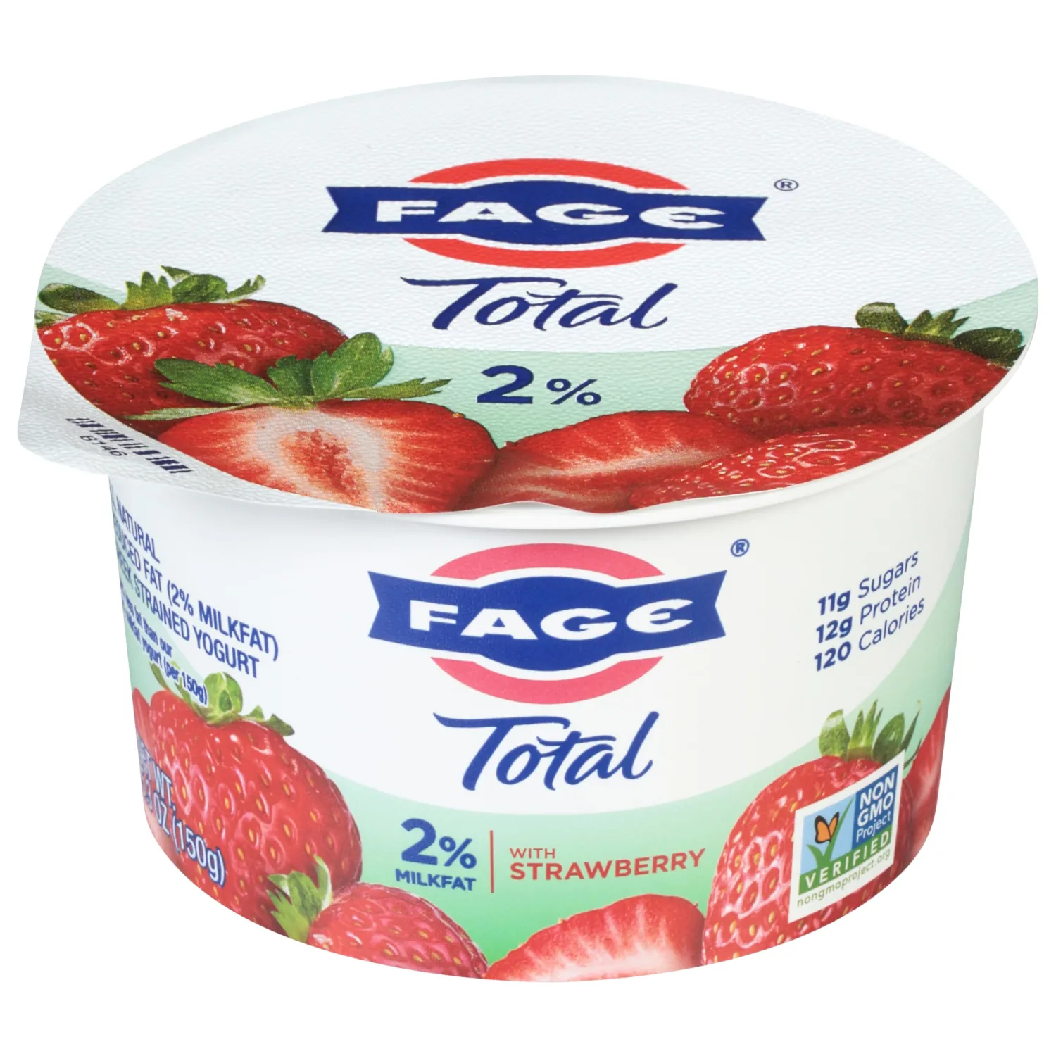 Fage Total Greek Yogurt, 2%, Strawberry, 5.3 oz