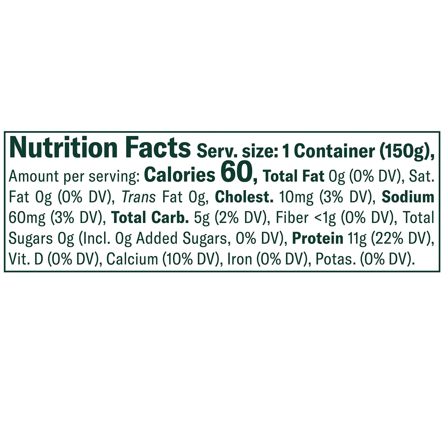 Chobani® Zero Sugar* Strawberry 5.3oz