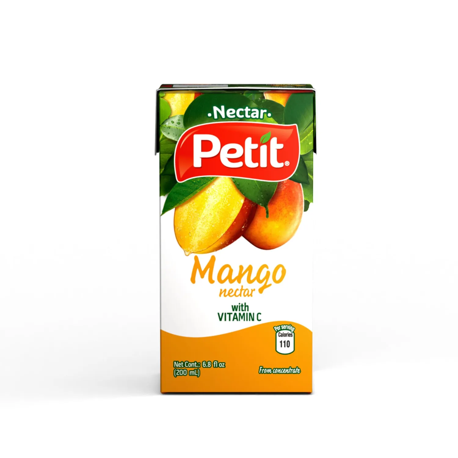Petit Mango Nectar, 200 ml (Pack of 24) – Refreshing Tropical Fruit Beverage
