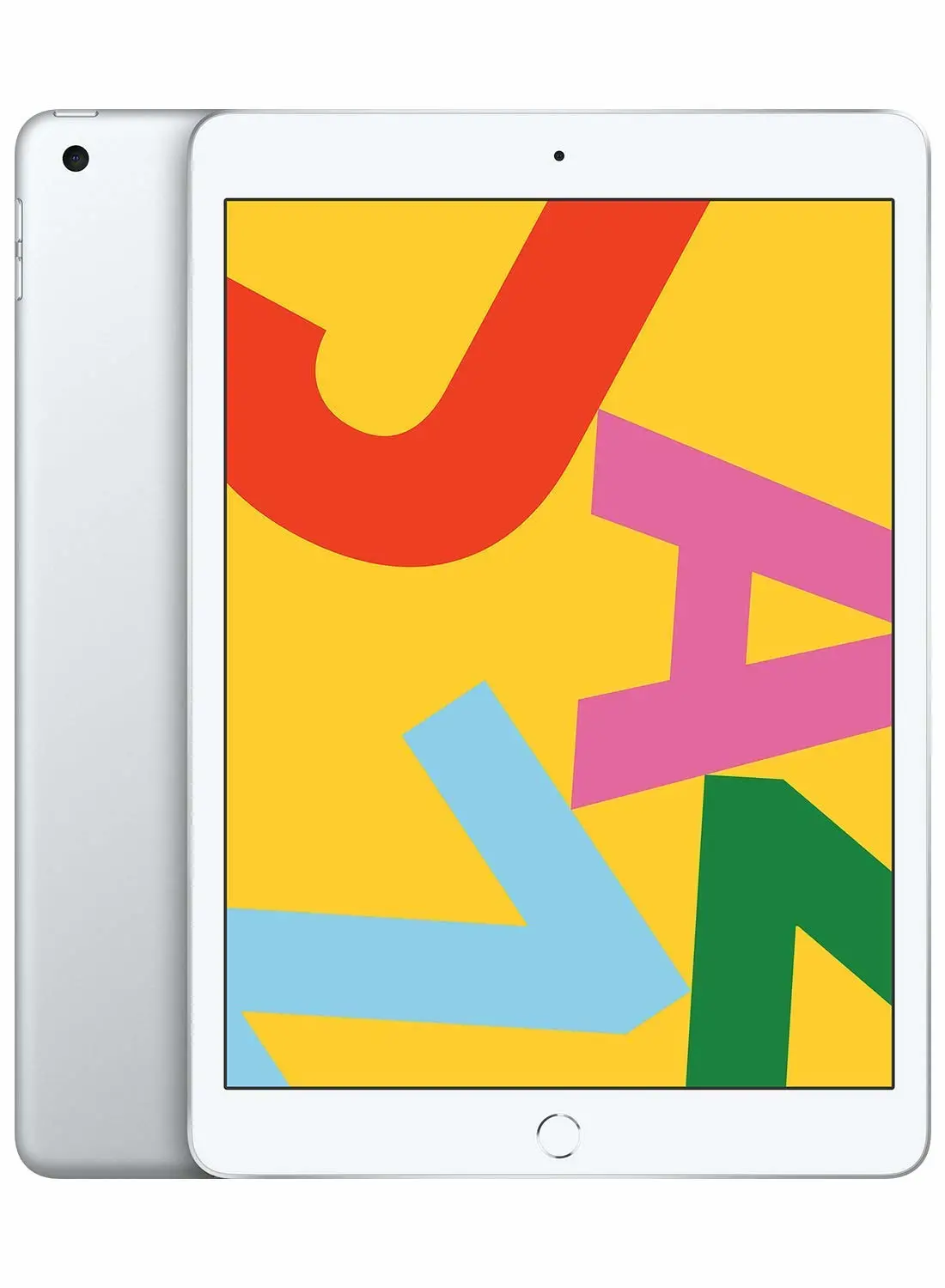2019 Apple iPad (10.2-inch, Wi-Fi, 32GB) - Silver (Renewed Premium)