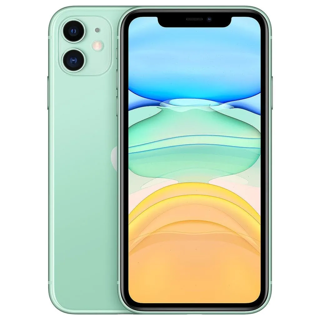 Apple iPhone 11, 64GB, Green - Unlocked (Renewed)