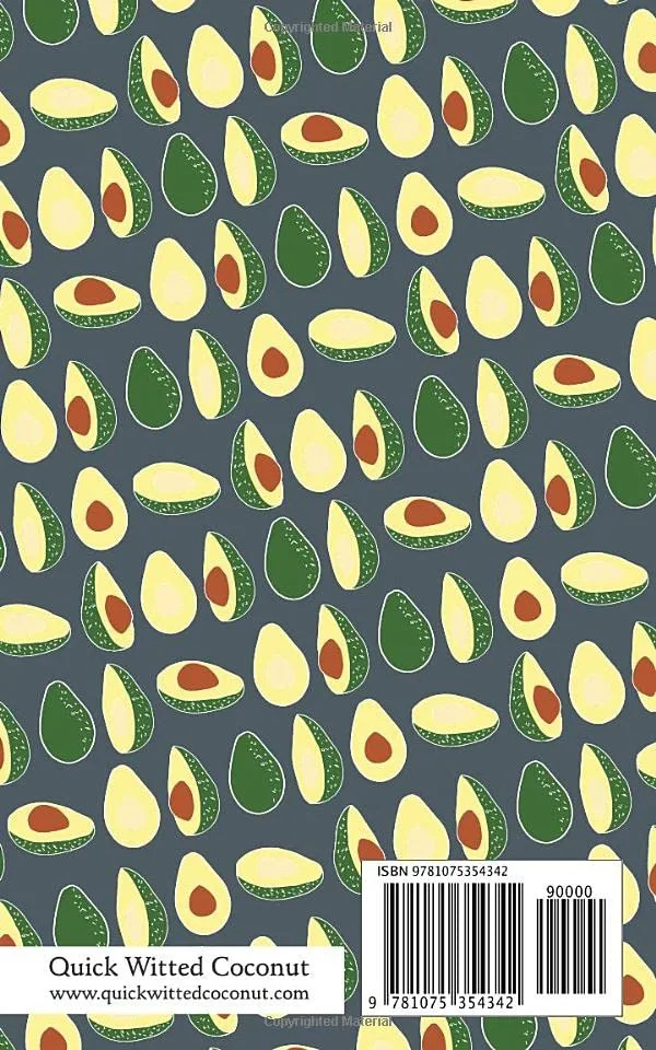 Avocado Notebook - Ruled Pages - 5x8 - Premium: (Winter Edition) Fun notebook 96 ruled/lined pages (5x8 inches / 12.7x20.3cm / Junior Legal Pad / Nearly A5)