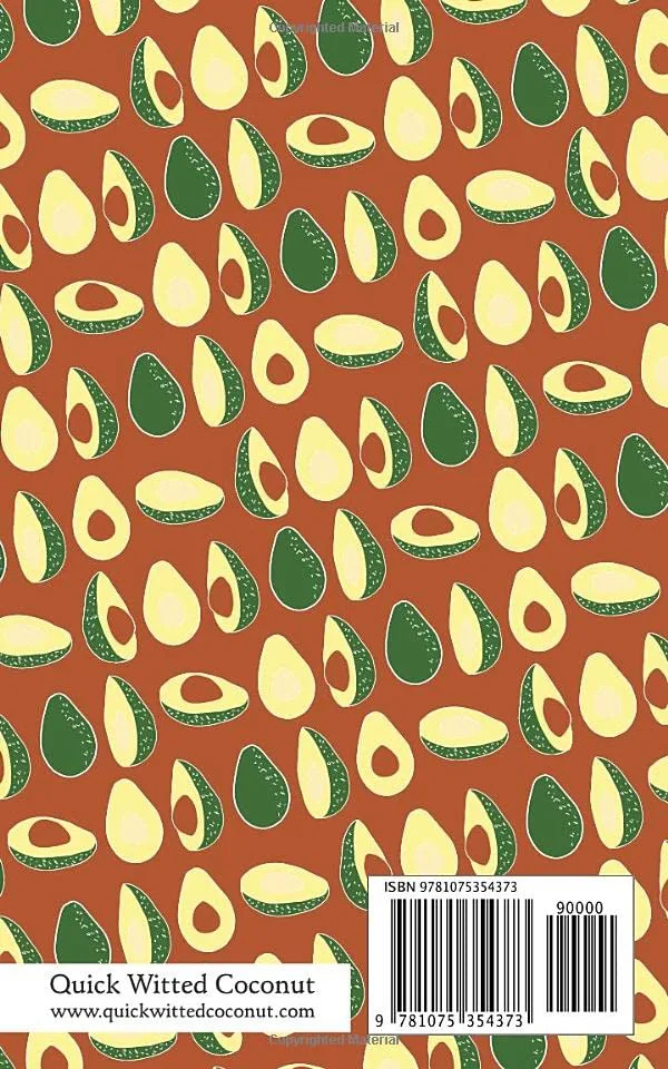Avocado Notebook - Ruled Pages - 5x8 - Premium: (Autumn Edition) Fun notebook 96 ruled/lined pages (5x8 inches / 12.7x20.3cm / Junior Legal Pad / Nearly A5)