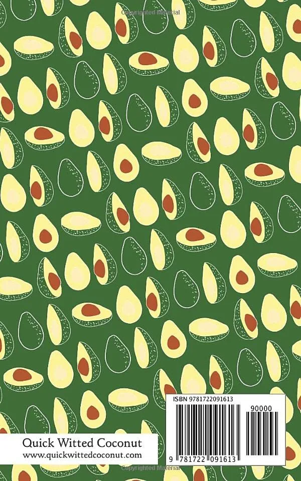 Avocado Notebook - Ruled Pages - 5x8 - Premium: (Green Edition) Fun notebook 96 ruled/lined pages (5x8 inches / 12.7x20.3cm / Junior Legal Pad / Nearly A5)