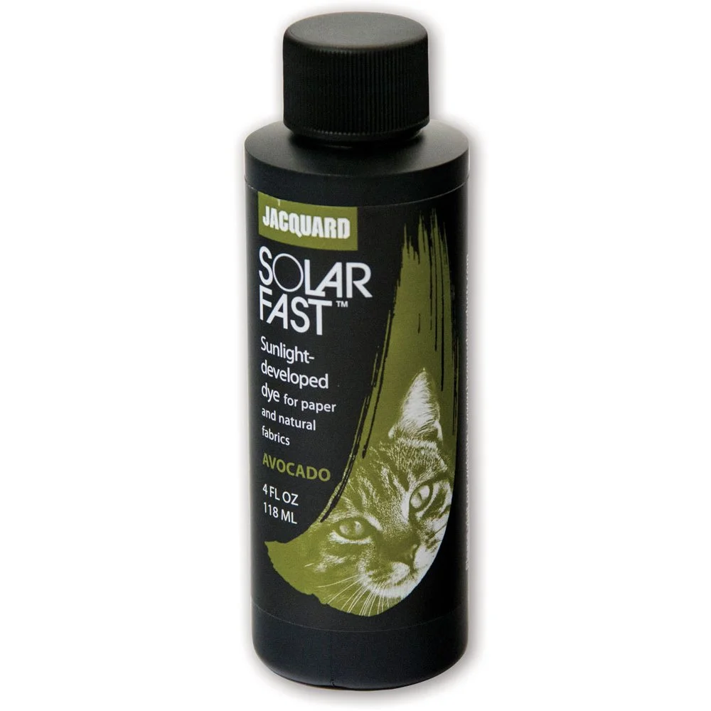 Jacquard SolarFast Dye - 8oz - Avocado - Create Remarkably Detailed Photographs, Photograms, and Shadow-Prints on Paper or Fabric - Made in USA