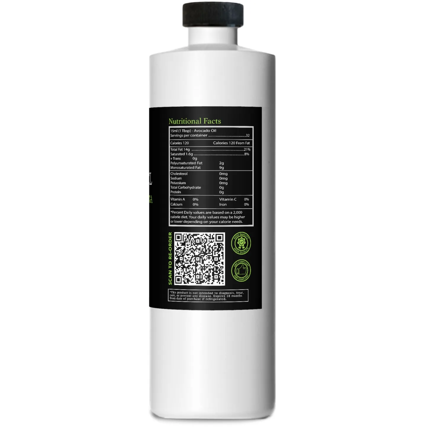 GreenIVe - Avocado Oil - 100% Pure Avocado Oil - Cold Pressed - Virgin - Exclusively on Amazon (16 Ounce) …
