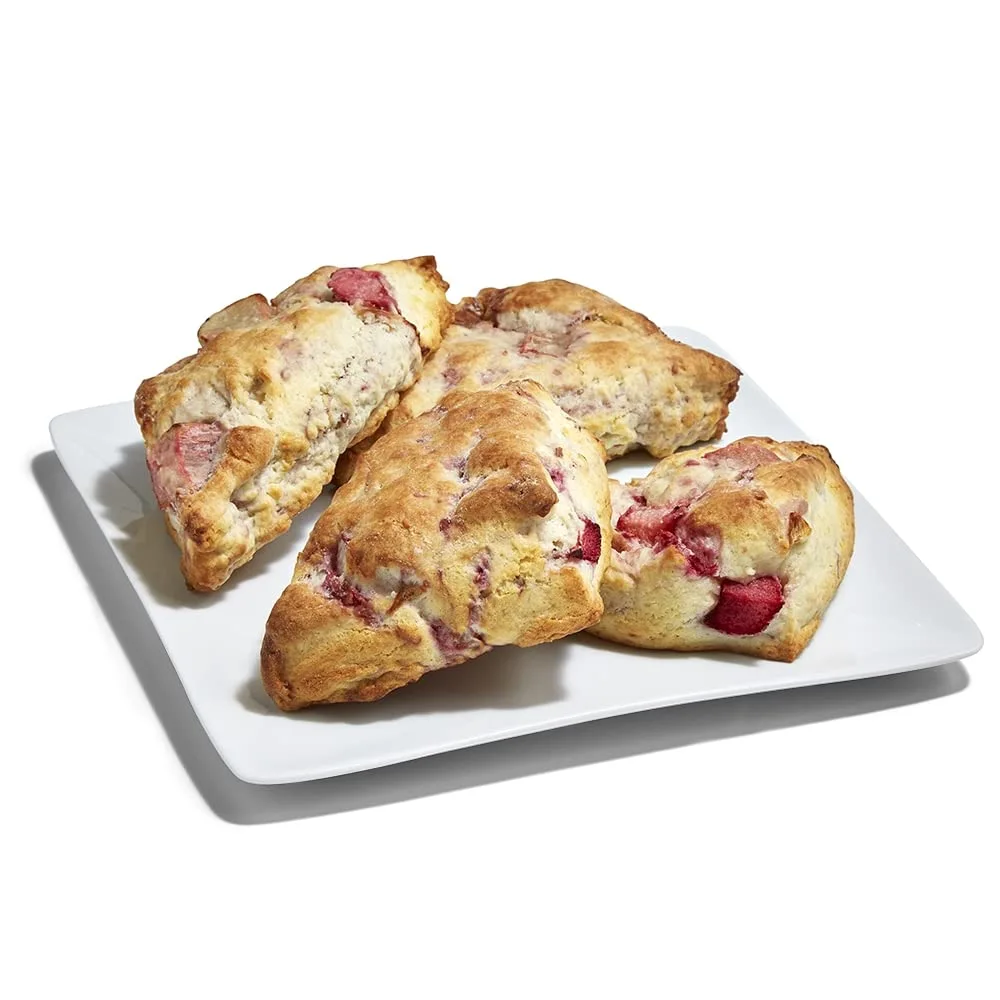 WHOLE FOODS MARKET Raspberry Rhubarb Scone 4ct