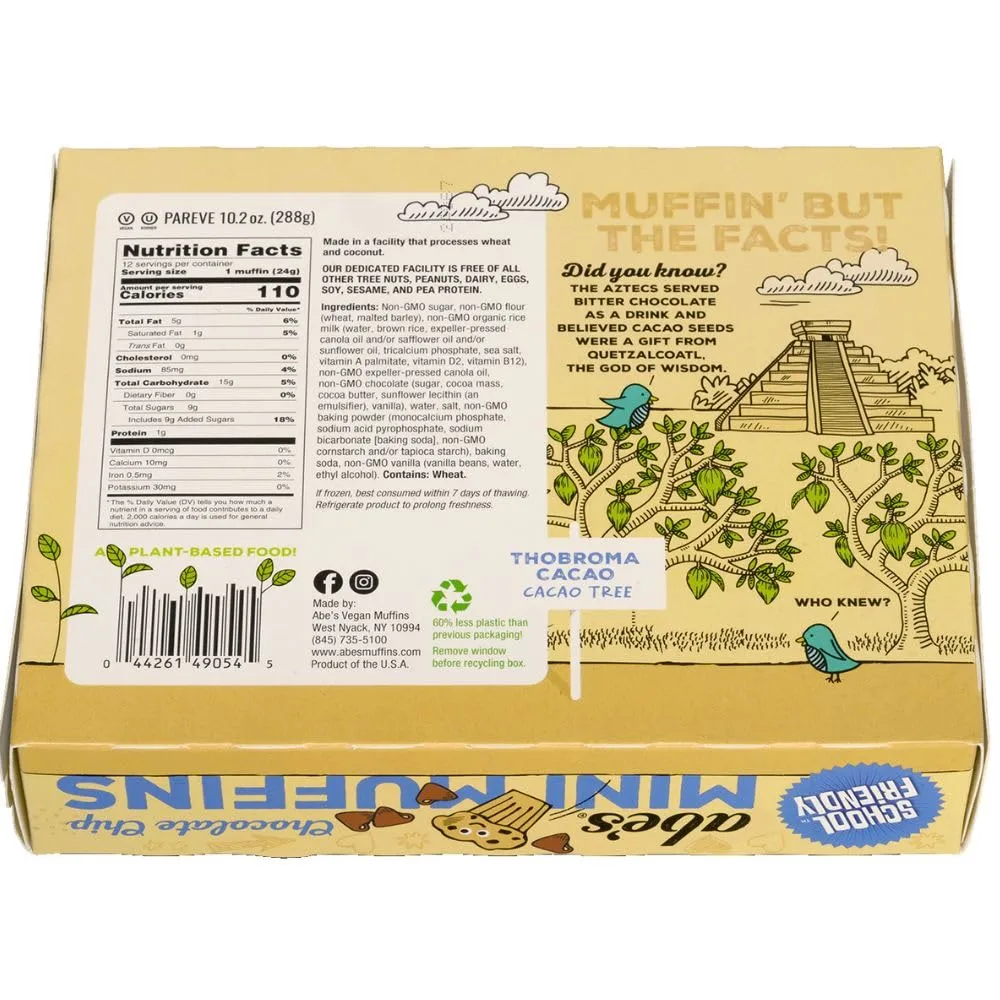 Abe's, Chocolate Chip Mini Muffins (12 Count)