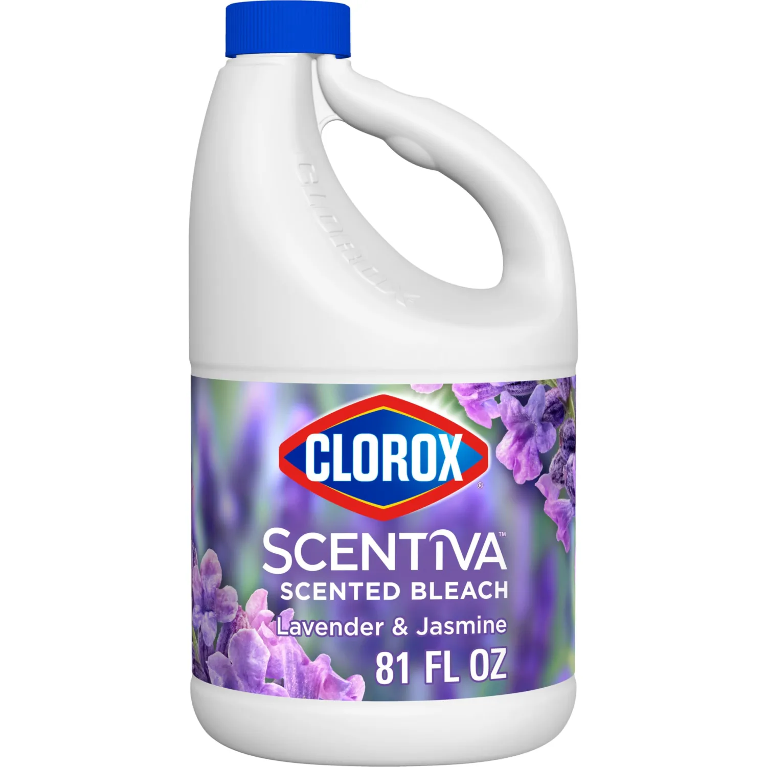Clorox Scentiva Scented Bleach, Lavender and Jasmine, 81 Fluid Ounces