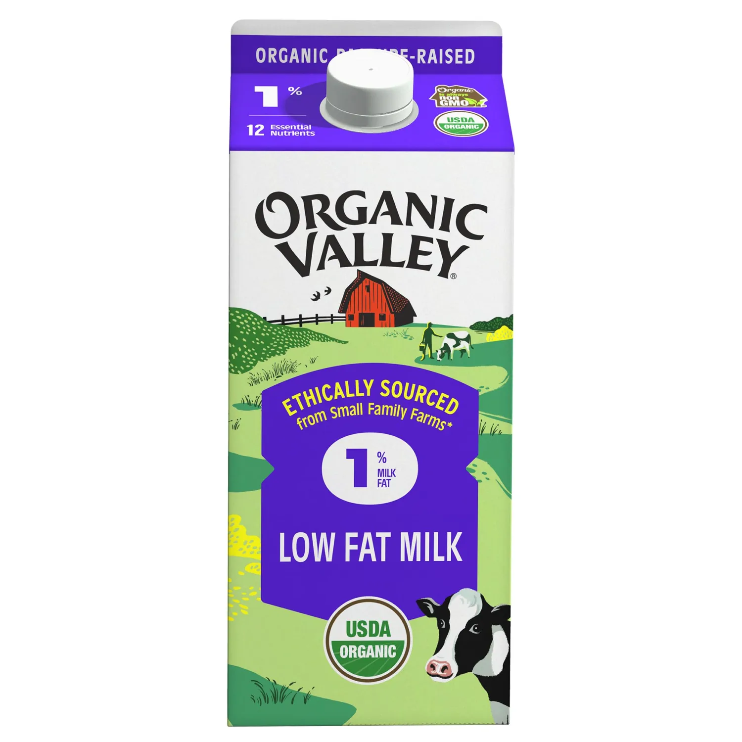 Organic Valley Ultra Pasteurized Lowfat Organic 1% Milk