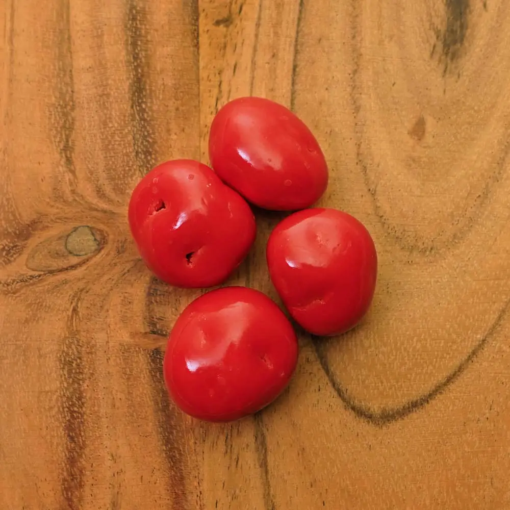 Green Jay Gourmet Red Chocolate Cherries - Handmade & Fresh Red Chocolate Covered Cherries from Michigan - Great Gift for Chocolate Lovers - 8 Ounce Resealable Bag