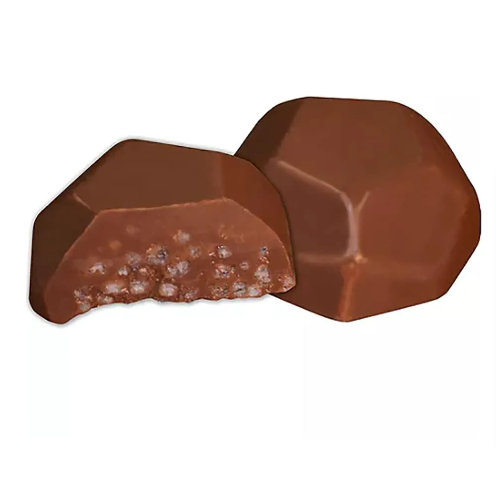 Fruidles Christmas Coal Milk Chocolate Snack in Mesh Bag, Holiday Treats, Individually Wrapped, Kosher Certified Dairy, 3.1oz