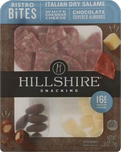 Hillshire Snacking Bistro Bites Italian Dry Salame and Cheese, Single Serve