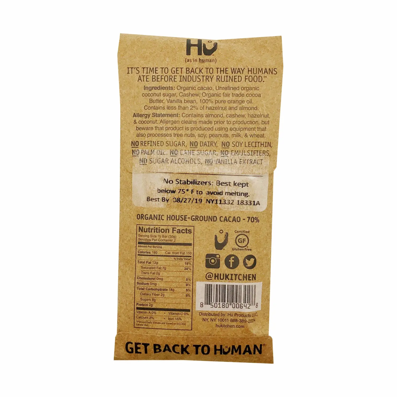 Hu Choc Orng Van Cshw Bttr 2.1 OZ