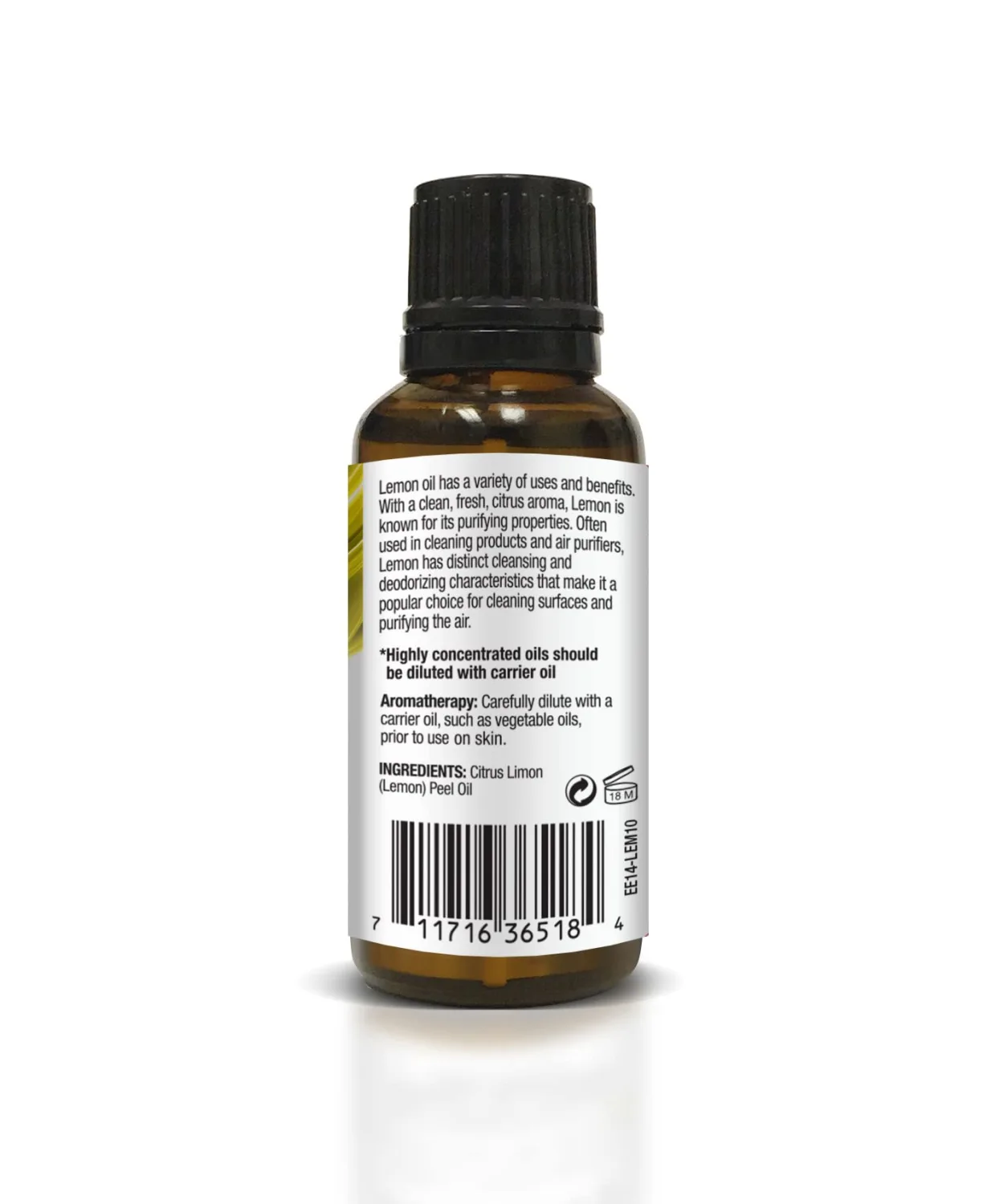 Ethereal Nature 100% Pure Oil, Lemon, 1.01 Fluid Ounce