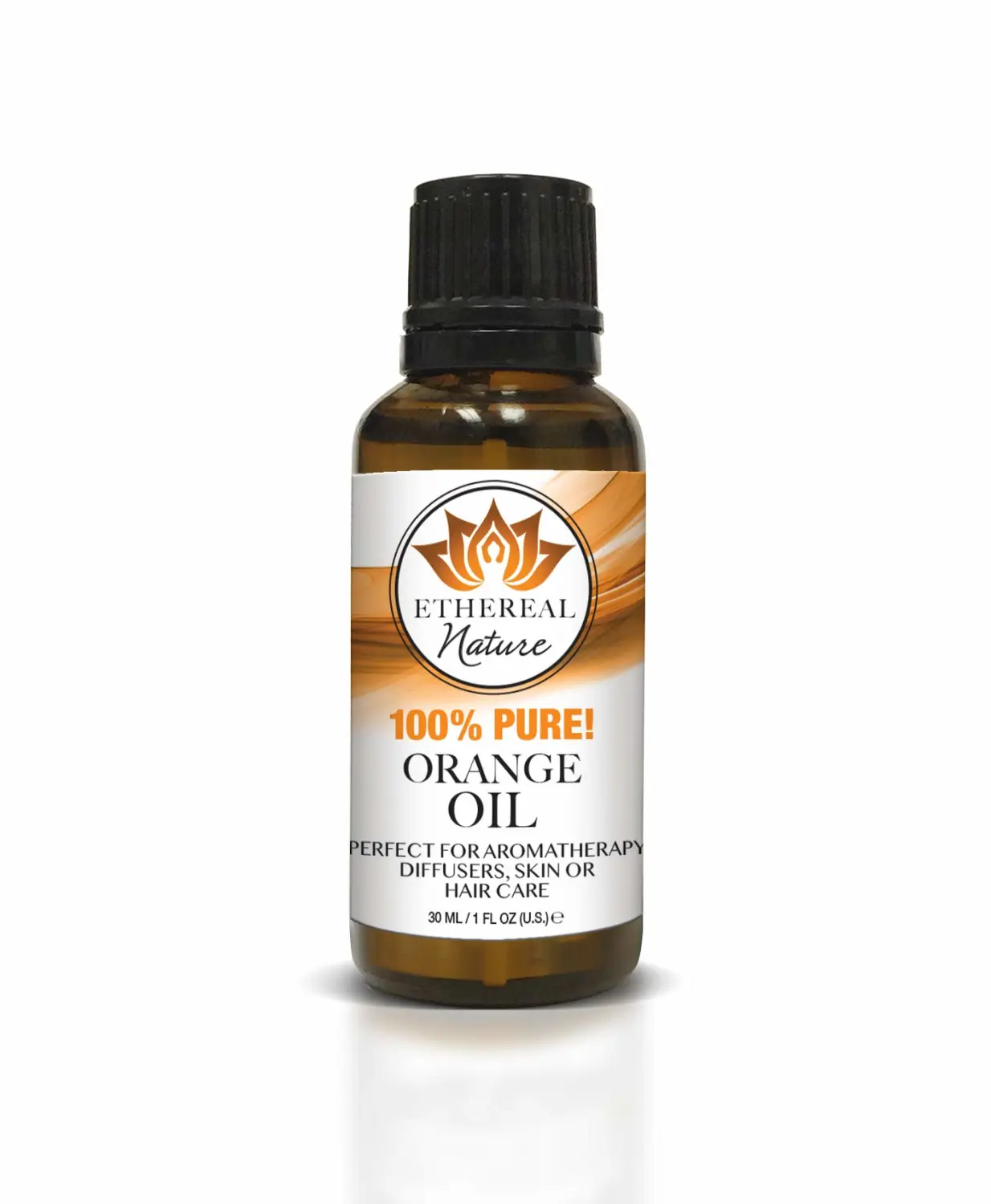 Ethereal Nature 100% Pure Oil, Orange, 1.01 Fluid Ounce