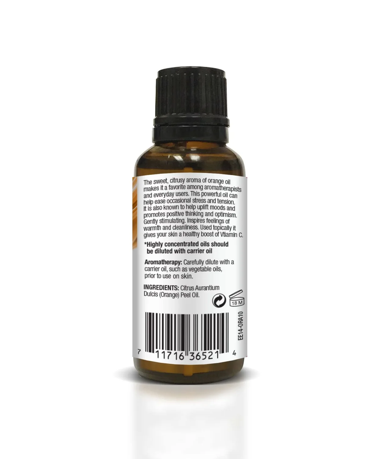 Ethereal Nature 100% Pure Oil, Orange, 1.01 Fluid Ounce