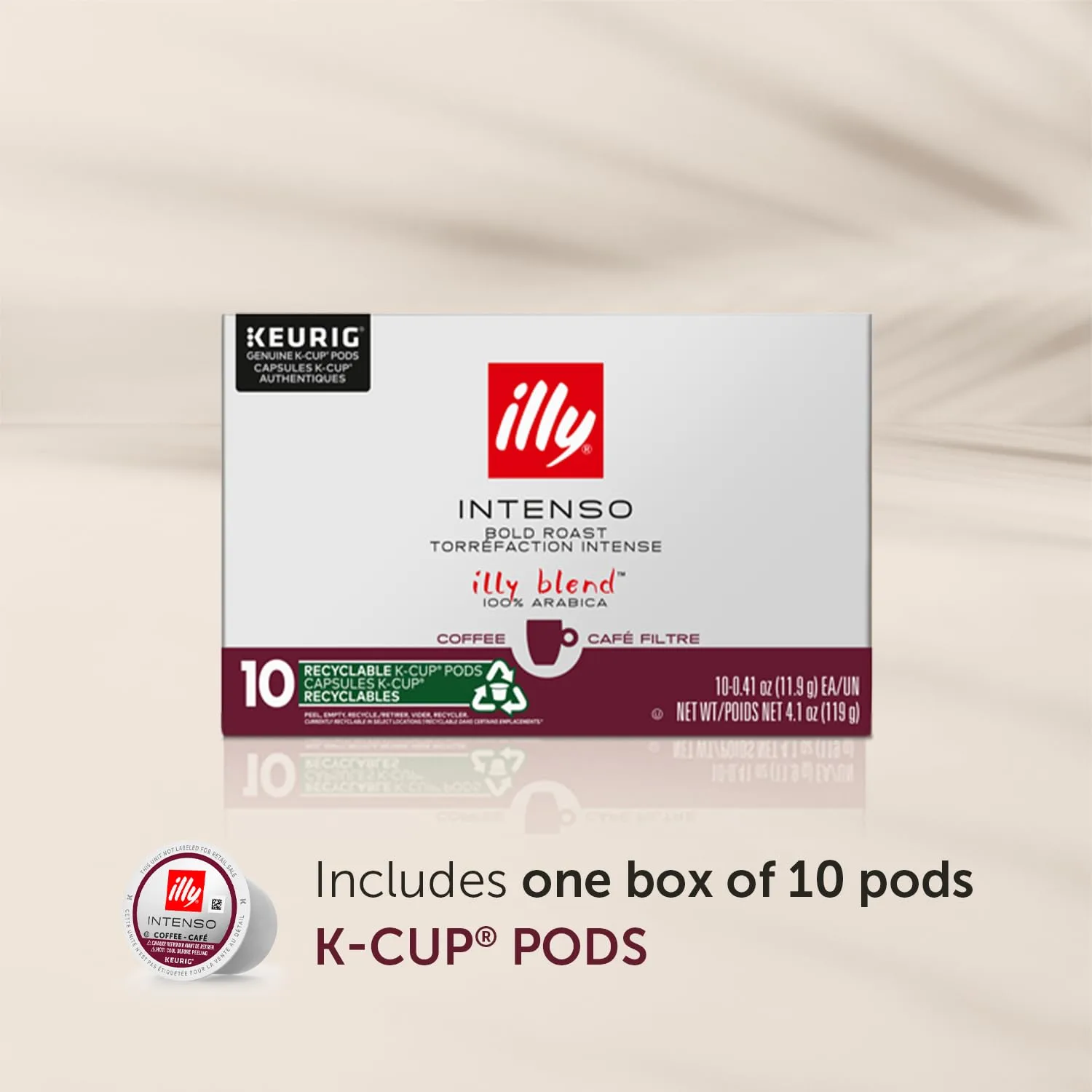 illy Coffee, Dark Roast, K-Cup for Keurig, 100% Arabica Bean Signature Italian Blend, Premium Gourmet Roast Single Serve Drip Coffee
