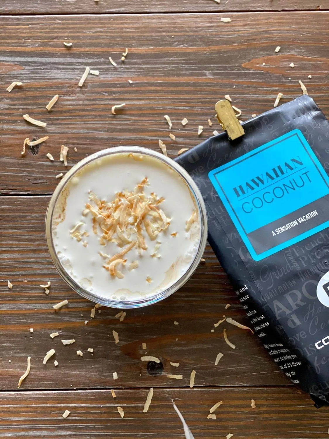 Hawaiian Coconut Flavored Coffee by Coffee Beanery | 12oz Specialty Medium Roast Whole Bean