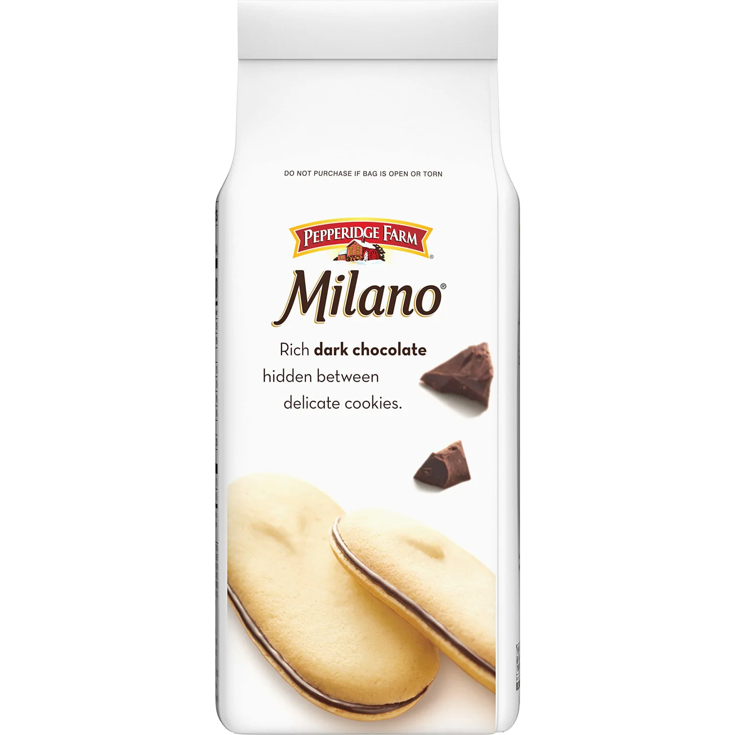 Pepperidge Farm Milano Dark Chocolate Cookies, 6 oz. Bag (Pack of 2)