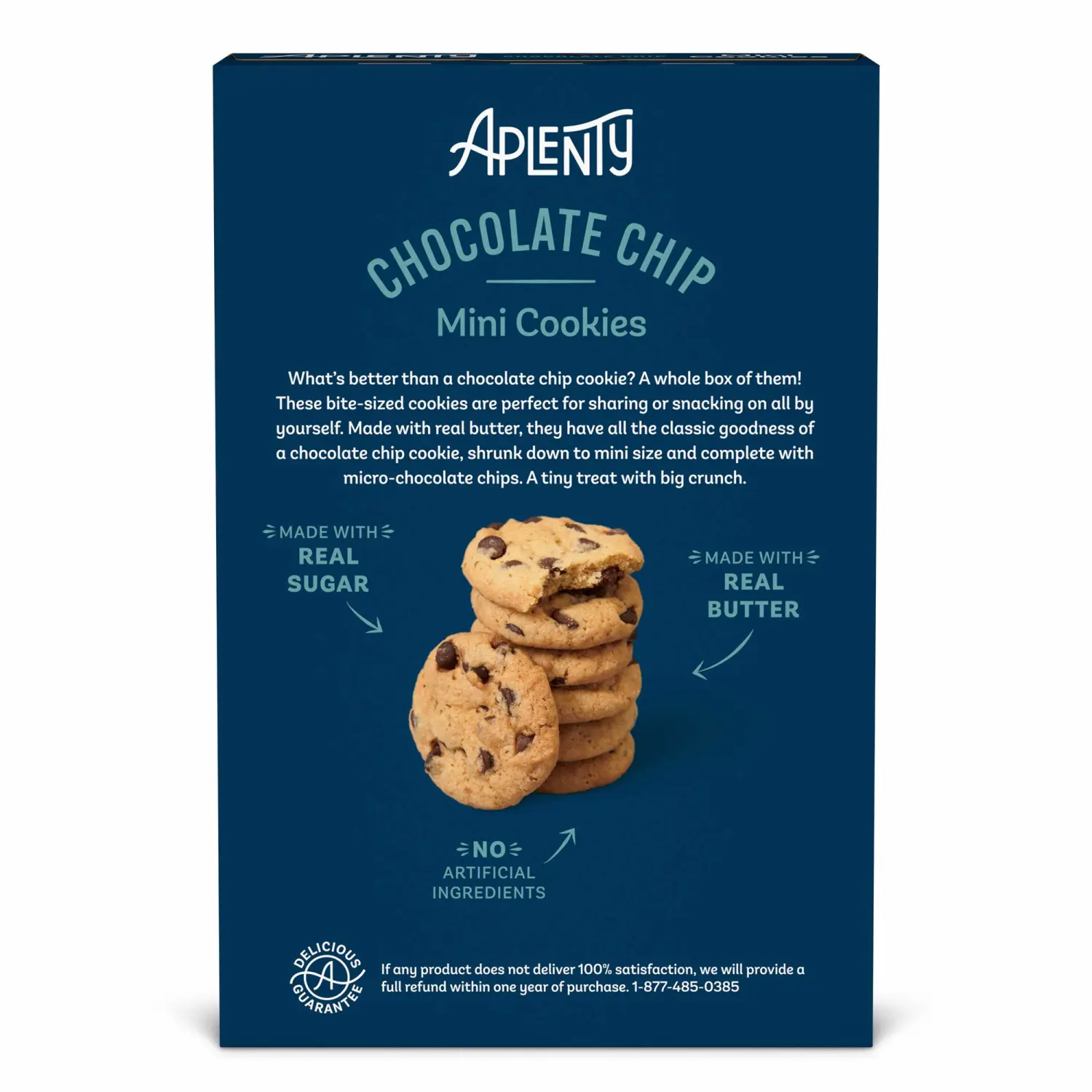 Aplenty, Chocolate Chip Mini Cookies, 8 oz