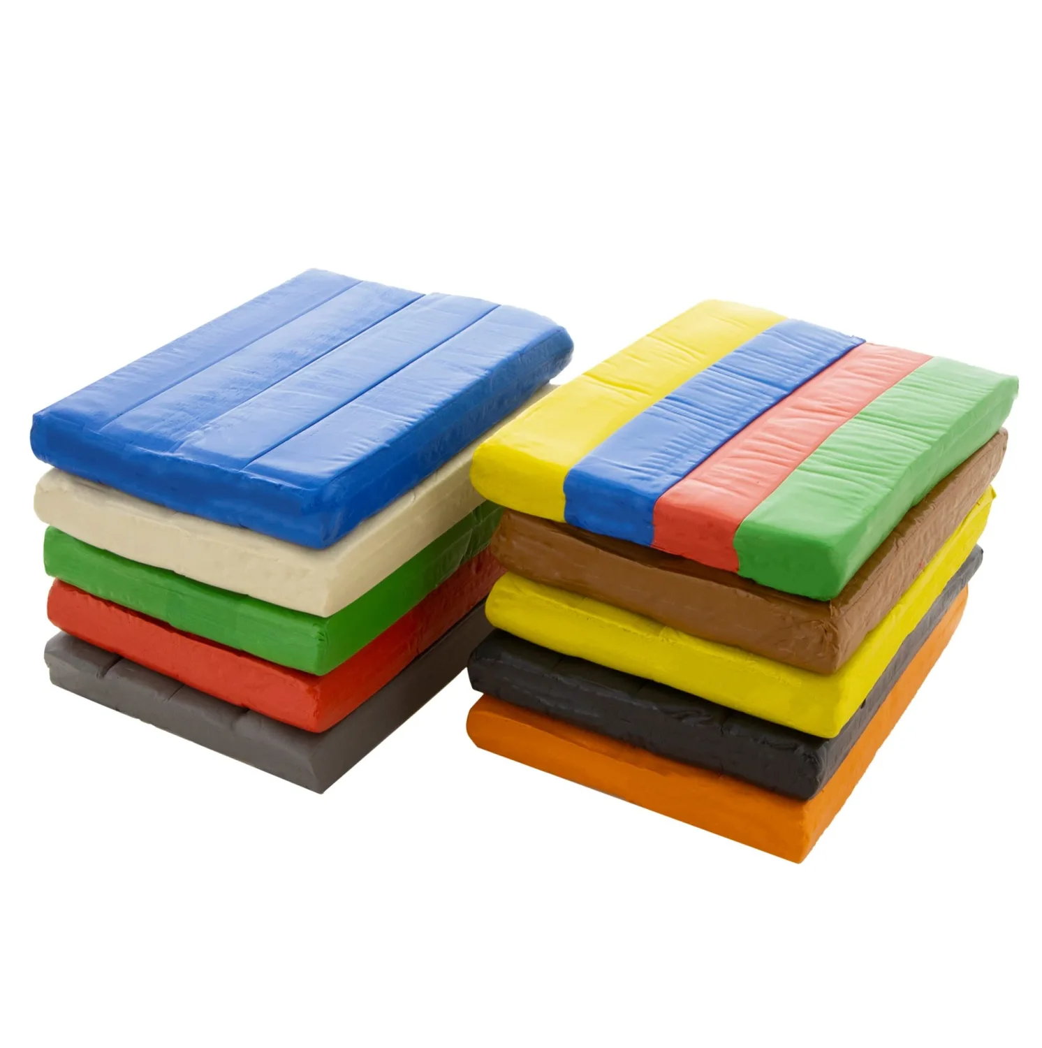 BAZIC Modeling Clay 4 Primary Color 1 LB, Light Dough Art Craft, Non Toxic Gift for Artist Kids Toddler Boys Girls, Bulk for Classroom, 1-Pack