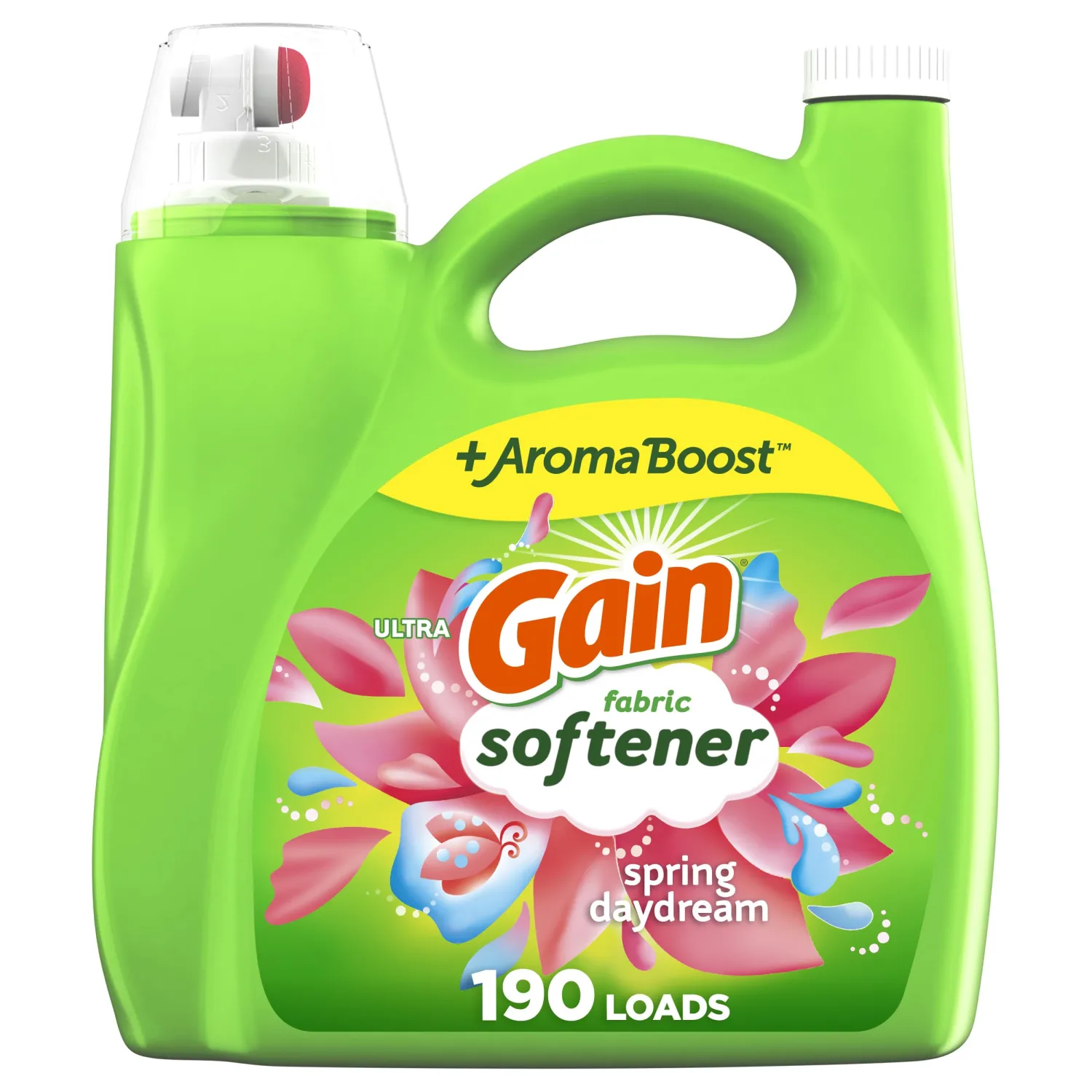 Gain Fabric Softener, Spring Daydream, 140 fl oz, 190 Loads