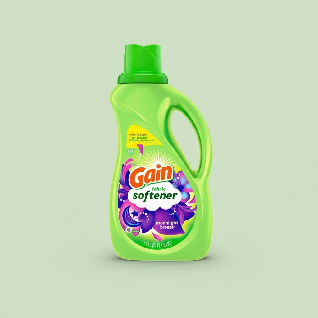 Gain Liquid Fabric Softener, Moonlight Breeze, 51 fl oz 60 loads