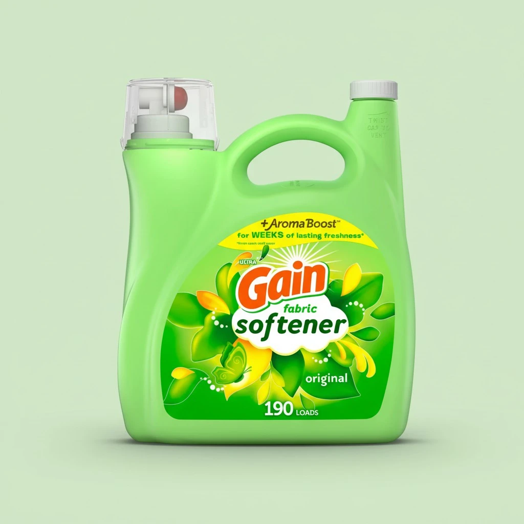 Gain Fabric Softener, Original Scent, 164 fl oz, 190 Loads, HE Compatible