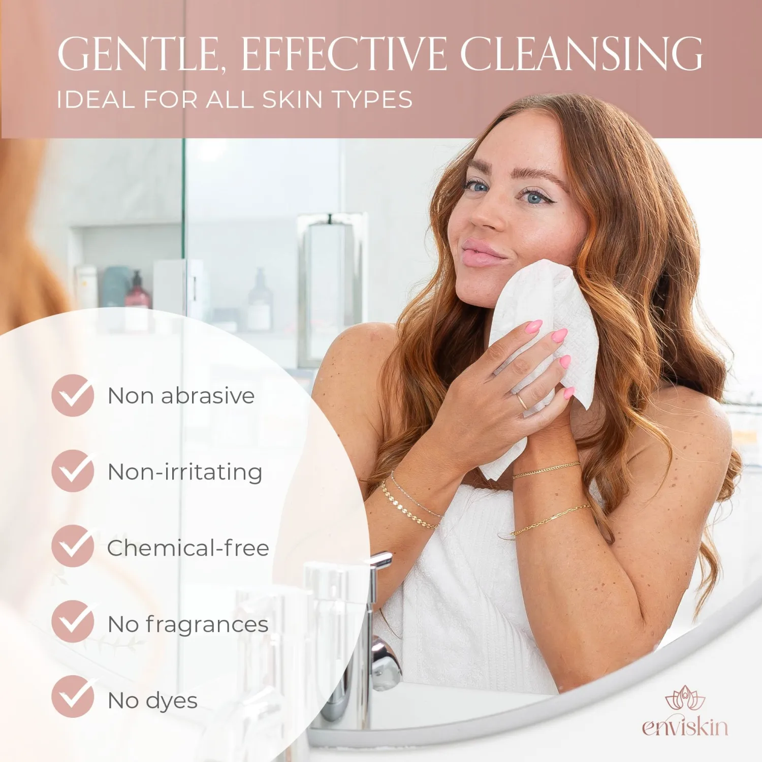 Fresh Face Premium Plant Based Disposable Face Towels - for Daily Skincare Routine - Soft and Hygienic Towelettes for Travel, Gym, and Home Use