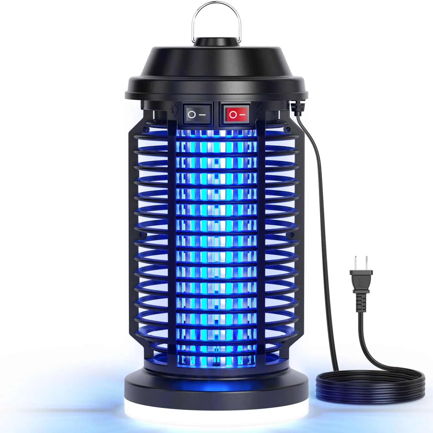 YISSVIC Bug Zapper Outdoor, 4200V Mosquito Zapper, Electric Fly Zapper, Waterproof Mosquito Killer Plug in, Fly Traps, Flying Insects Zapper Indoor, Plastic Mesh for Home Patio Office Garage