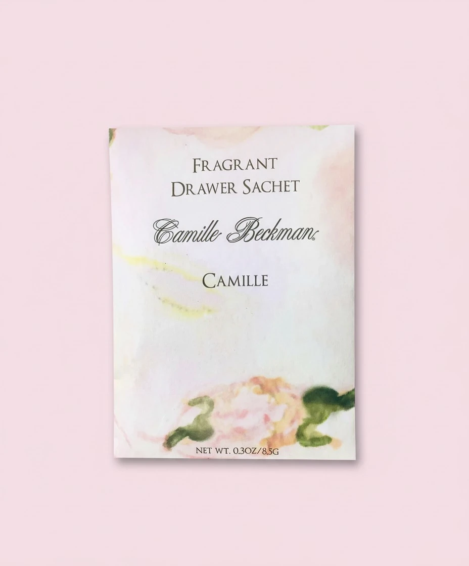 Camille Beckman Premium Fragrant Drawer Sachet, Camille, 0.3 Ounce