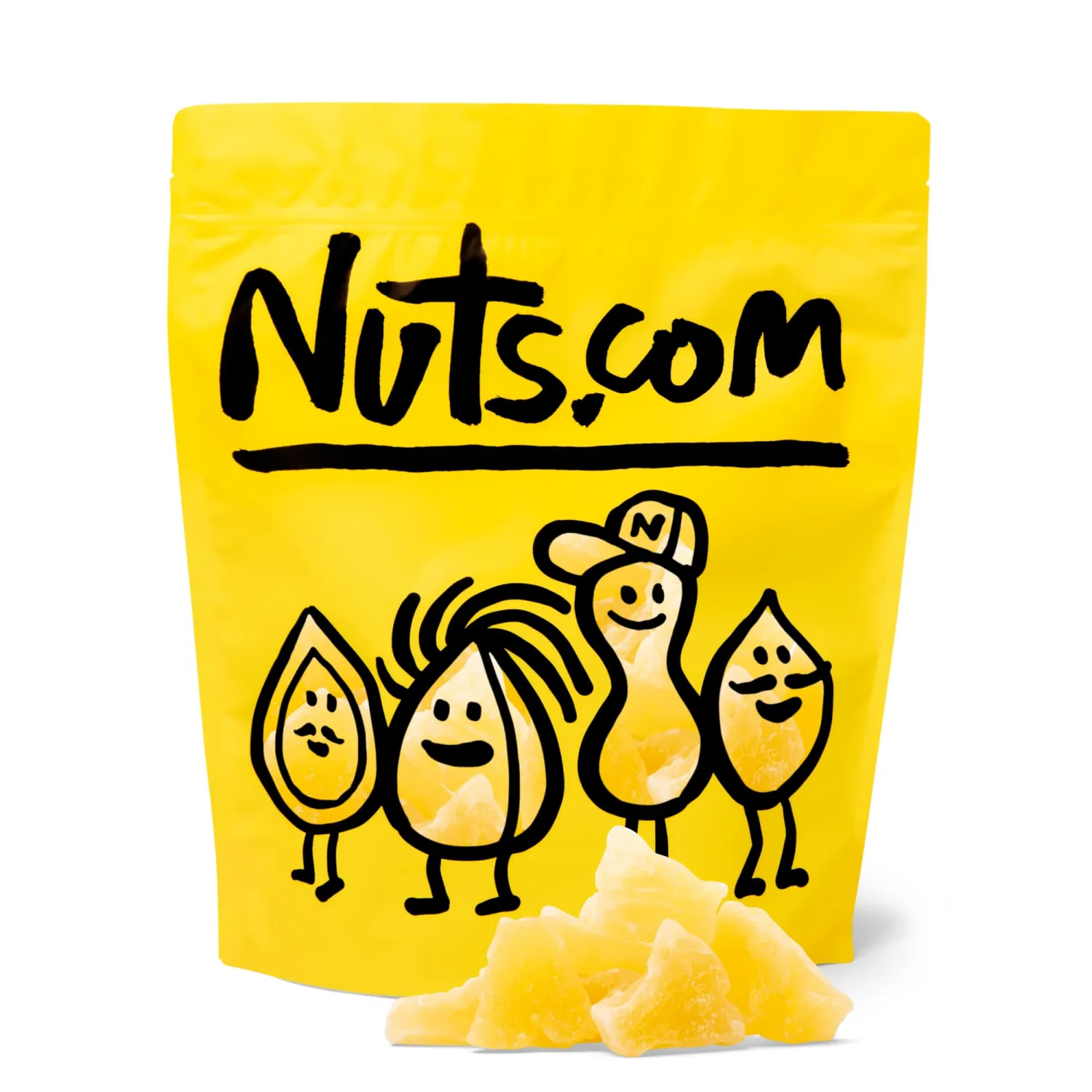 Nuts.com – Dried Pineapple Chunks – Sweet & Tart Treat for Adults & Kids, Good Source of Bromelain – Vegan, Gluten-Free & Kosher Pareve – 1.5 Pound Bag